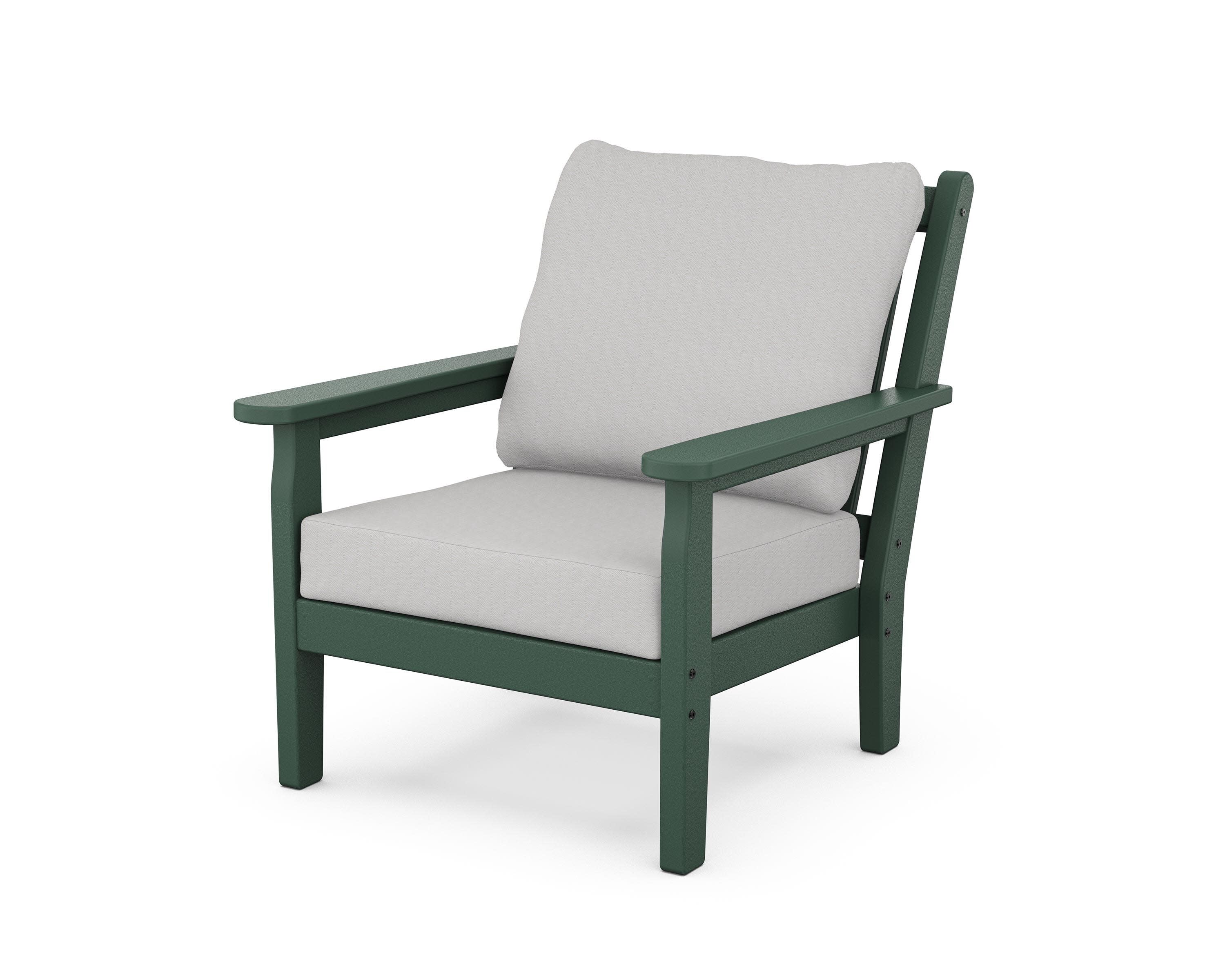 Chippendale Deep Seating Chair in Green / Diamond in the Rough