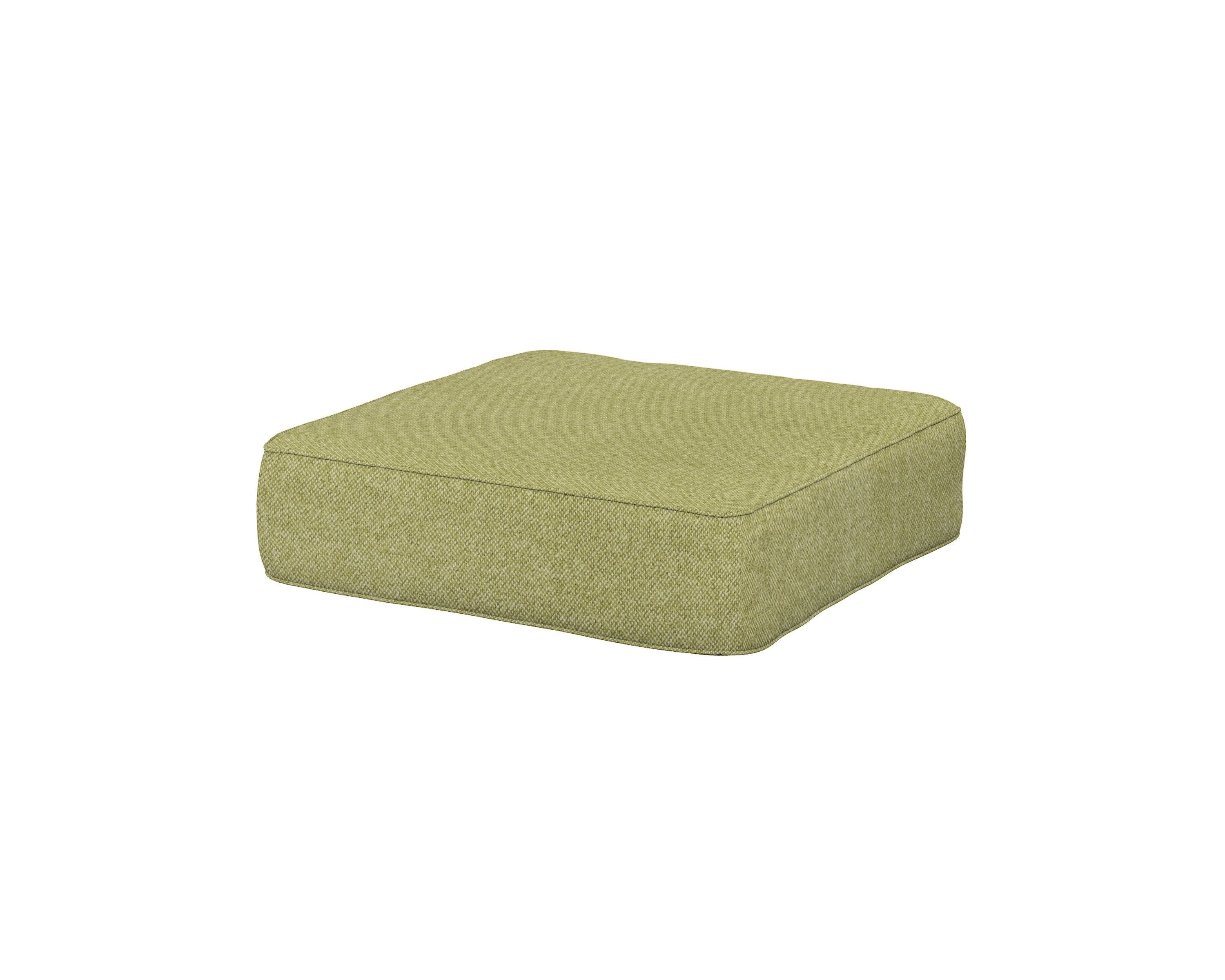 Ateeva 4000 Ottoman Cushion in Chartreuse Boucle