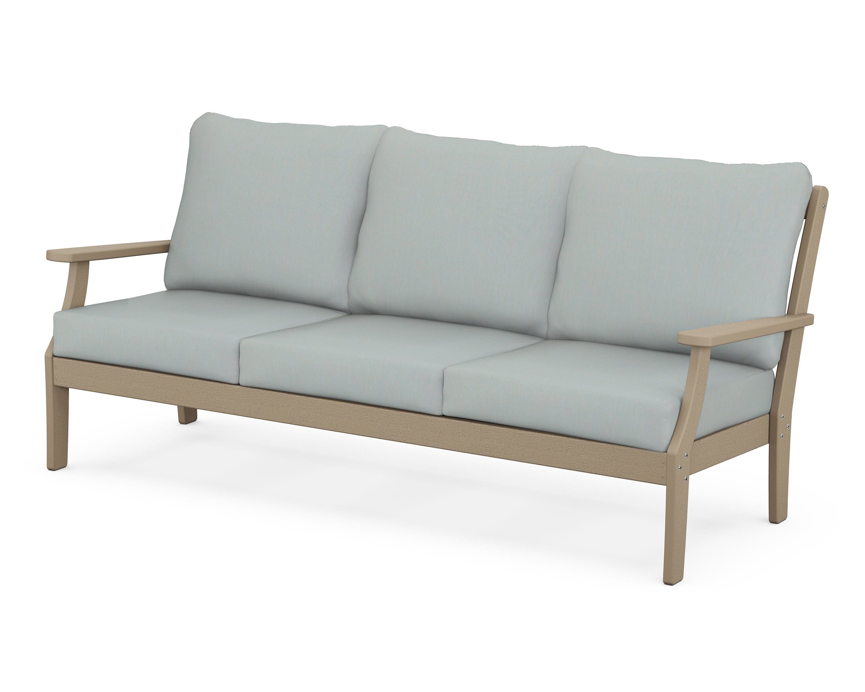 Braxton Deep Seating Sofa in Vintage Sahara / Spa