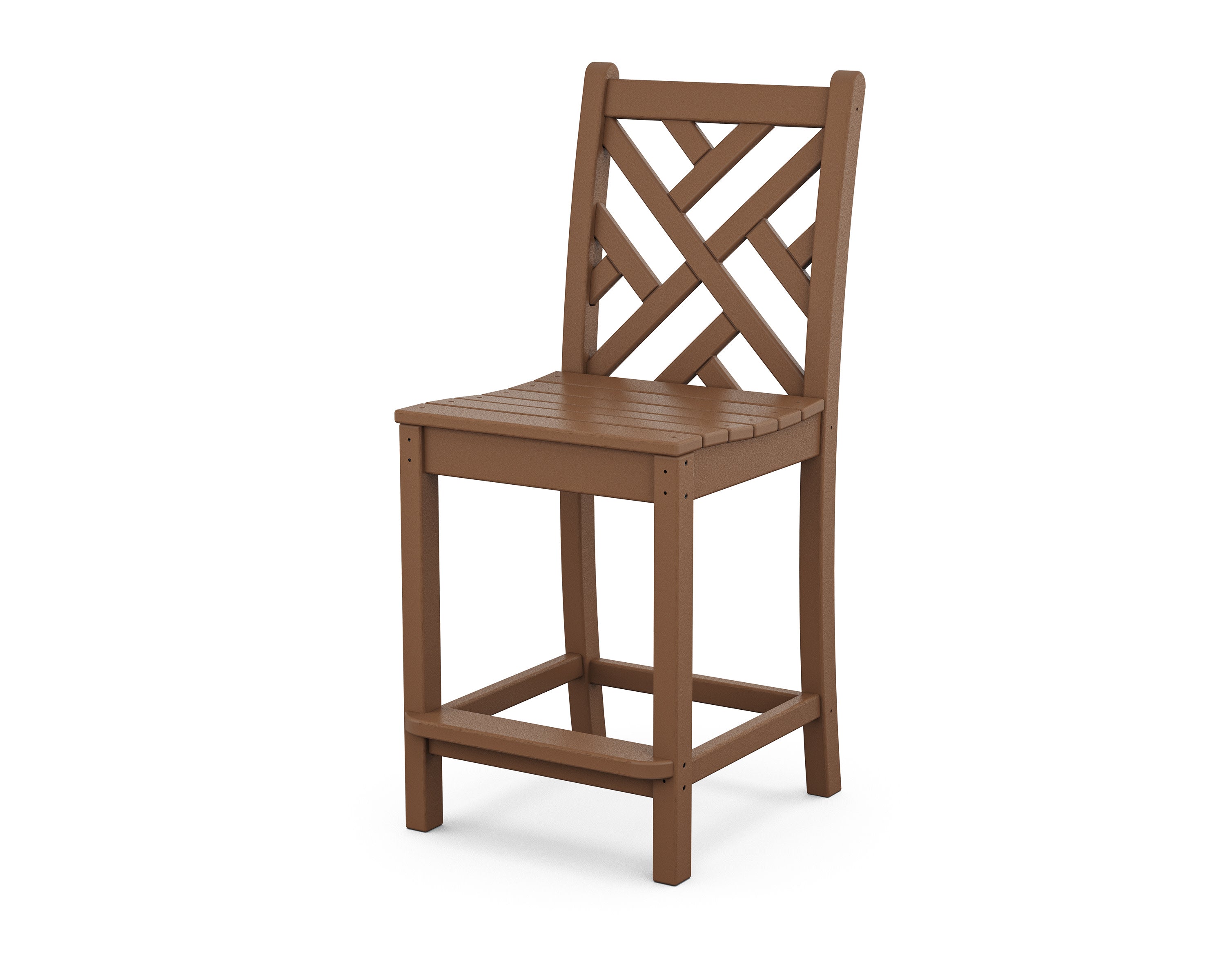 Chippendale Counter Side Chair in Teak