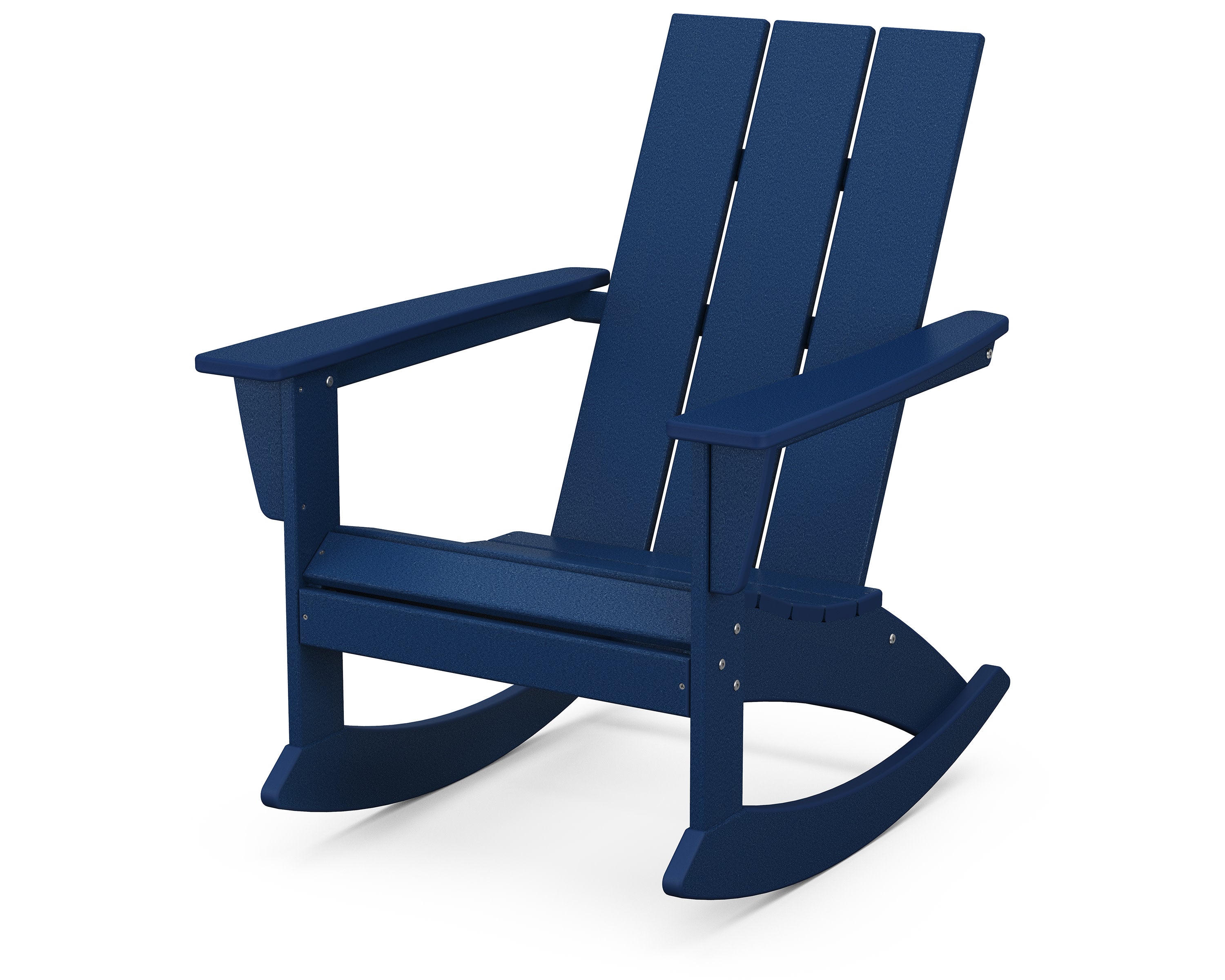 Modern Adirondack Rocking Chair in Navy