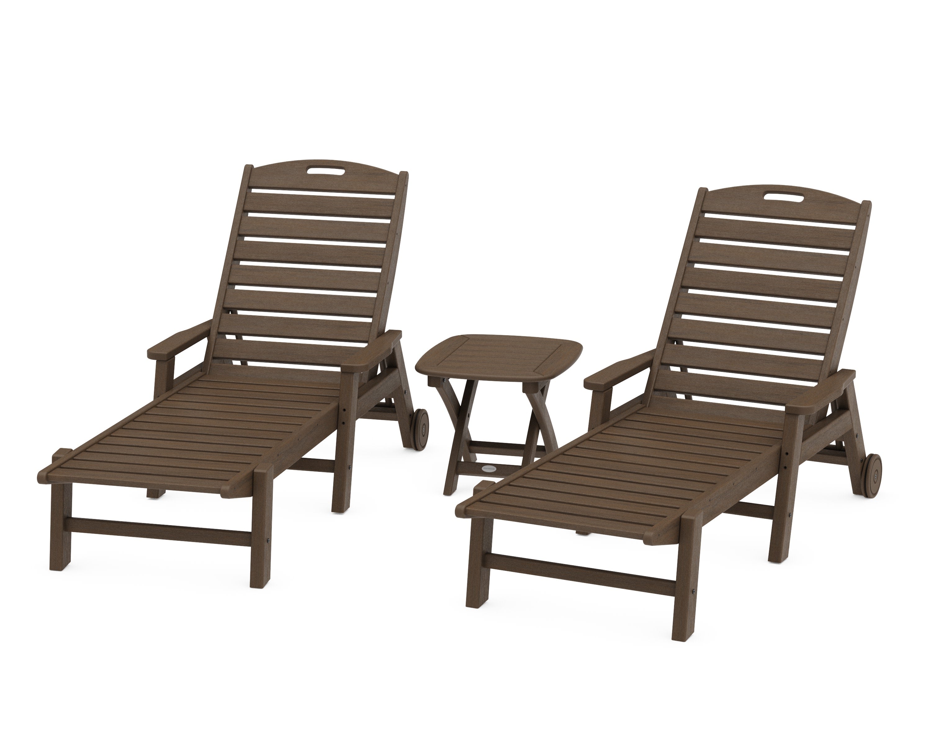 Nautical 3-Piece Chaise Set in Kona