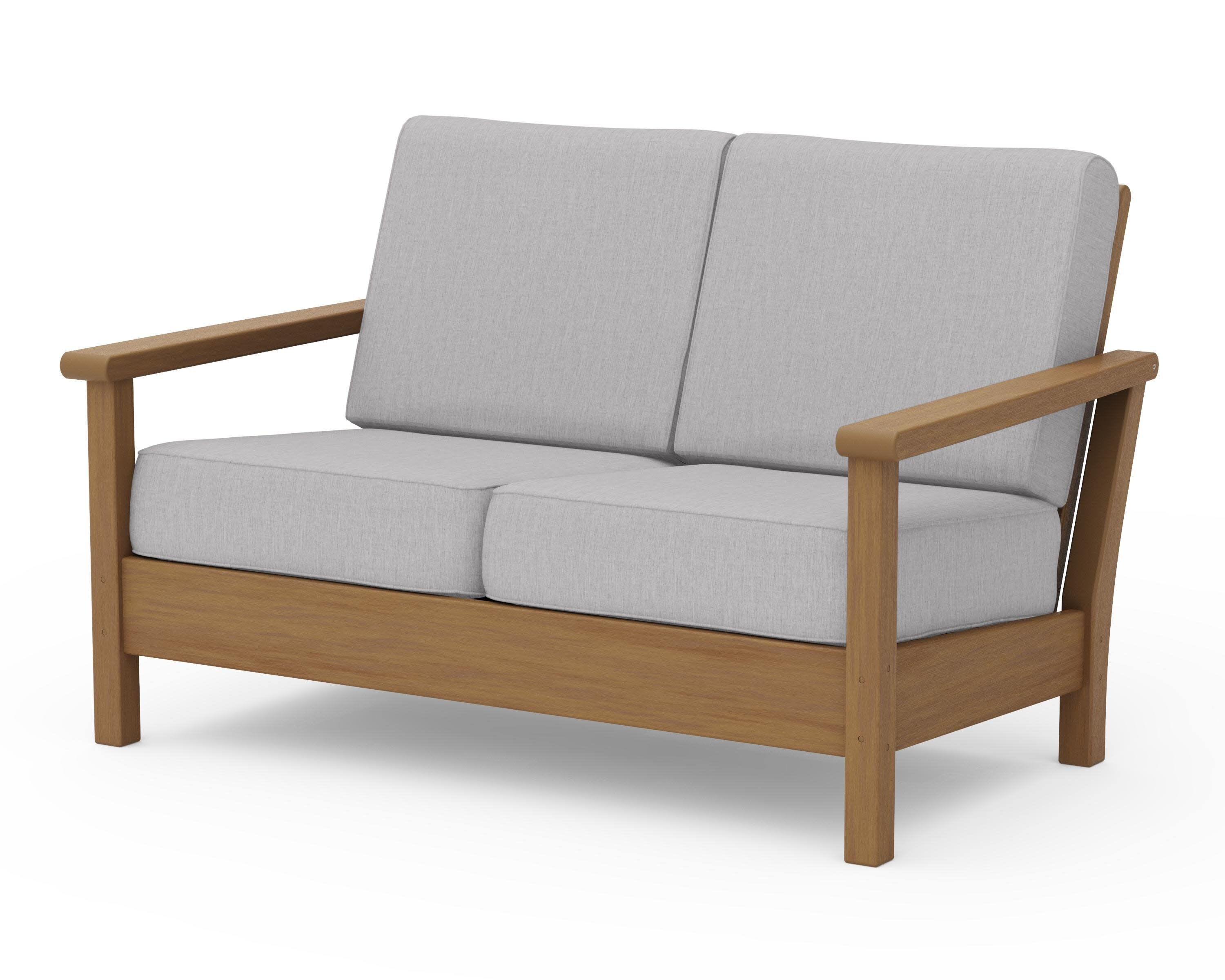 Harbour Deep Seating Loveseat in Natural / Granite