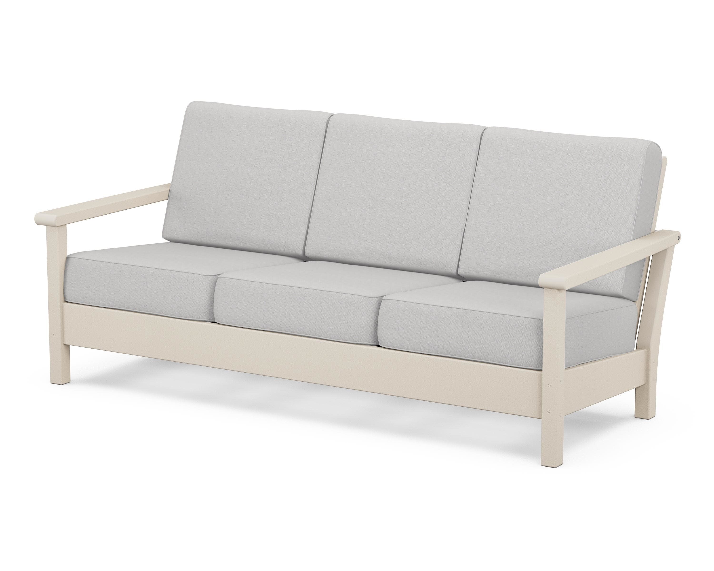 Harbour Deep Seating Sofa in Sand / Diamond in the Rough