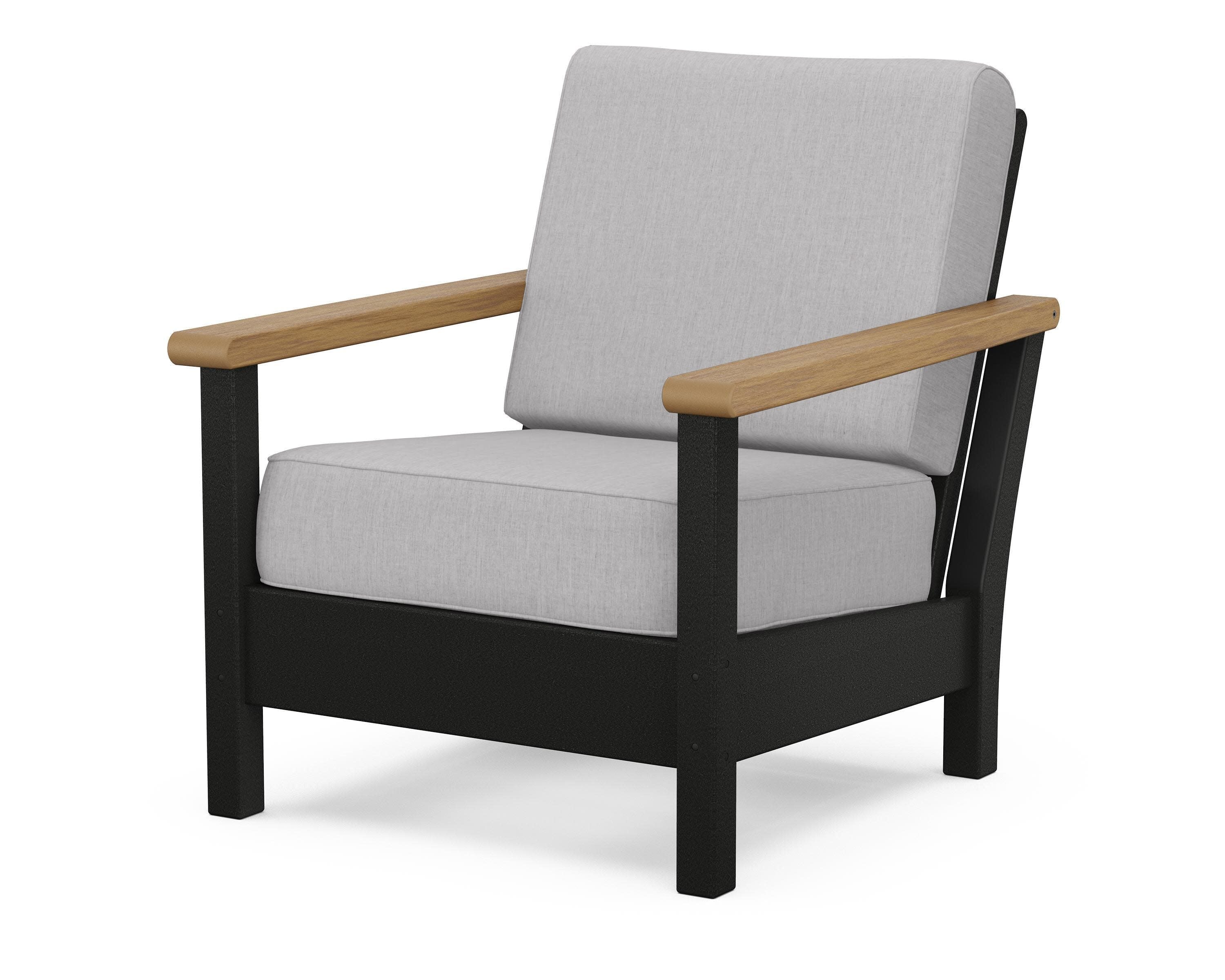 Harbour Deep Seating Chair in Black / Natural / Granite