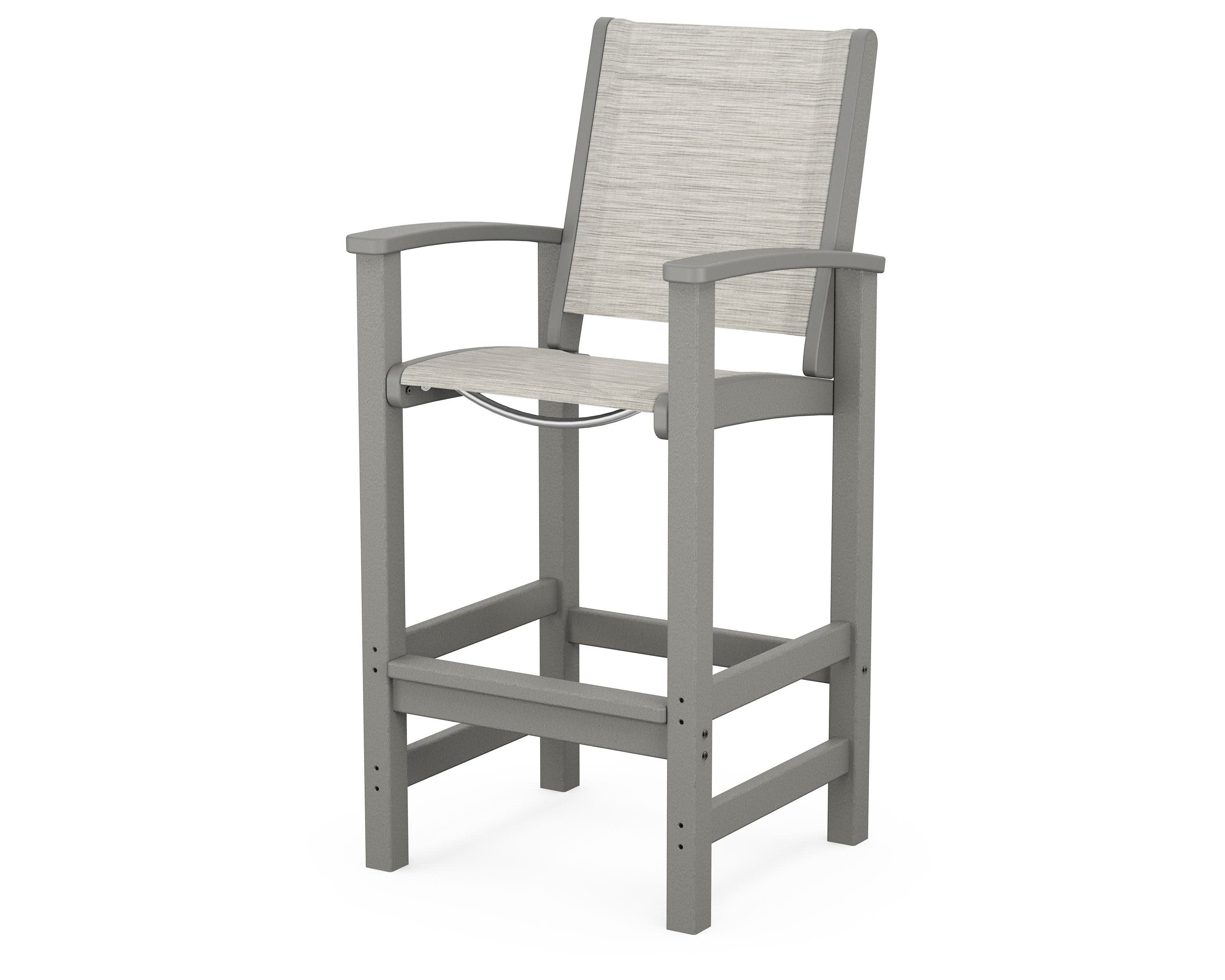 Coastal Bar Chair in Slate Grey / Birch Sling