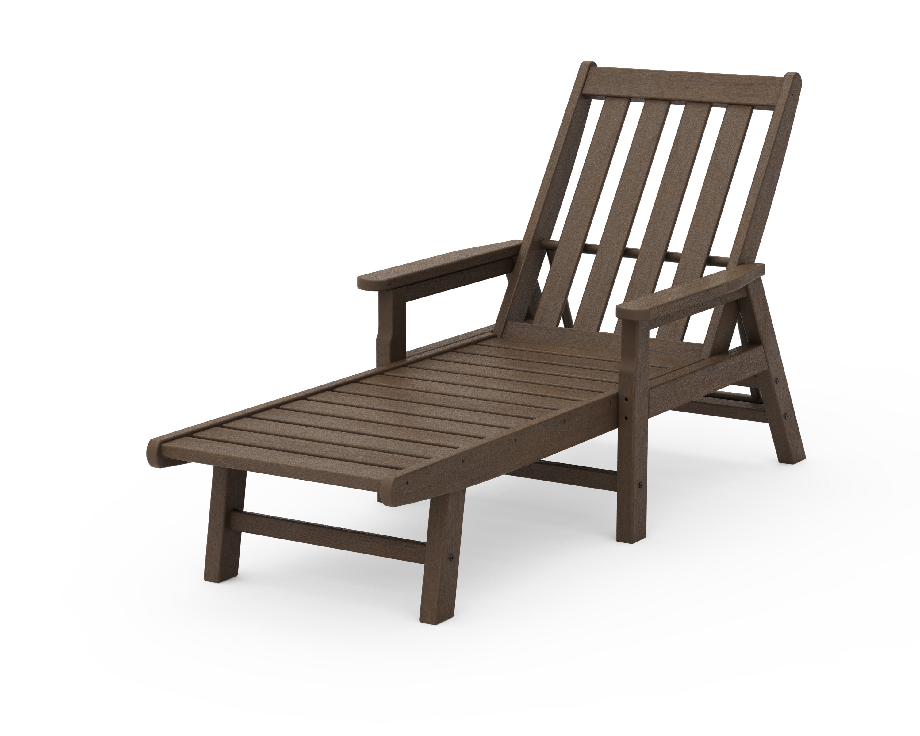 Vineyard Chaise with Arms in Kona