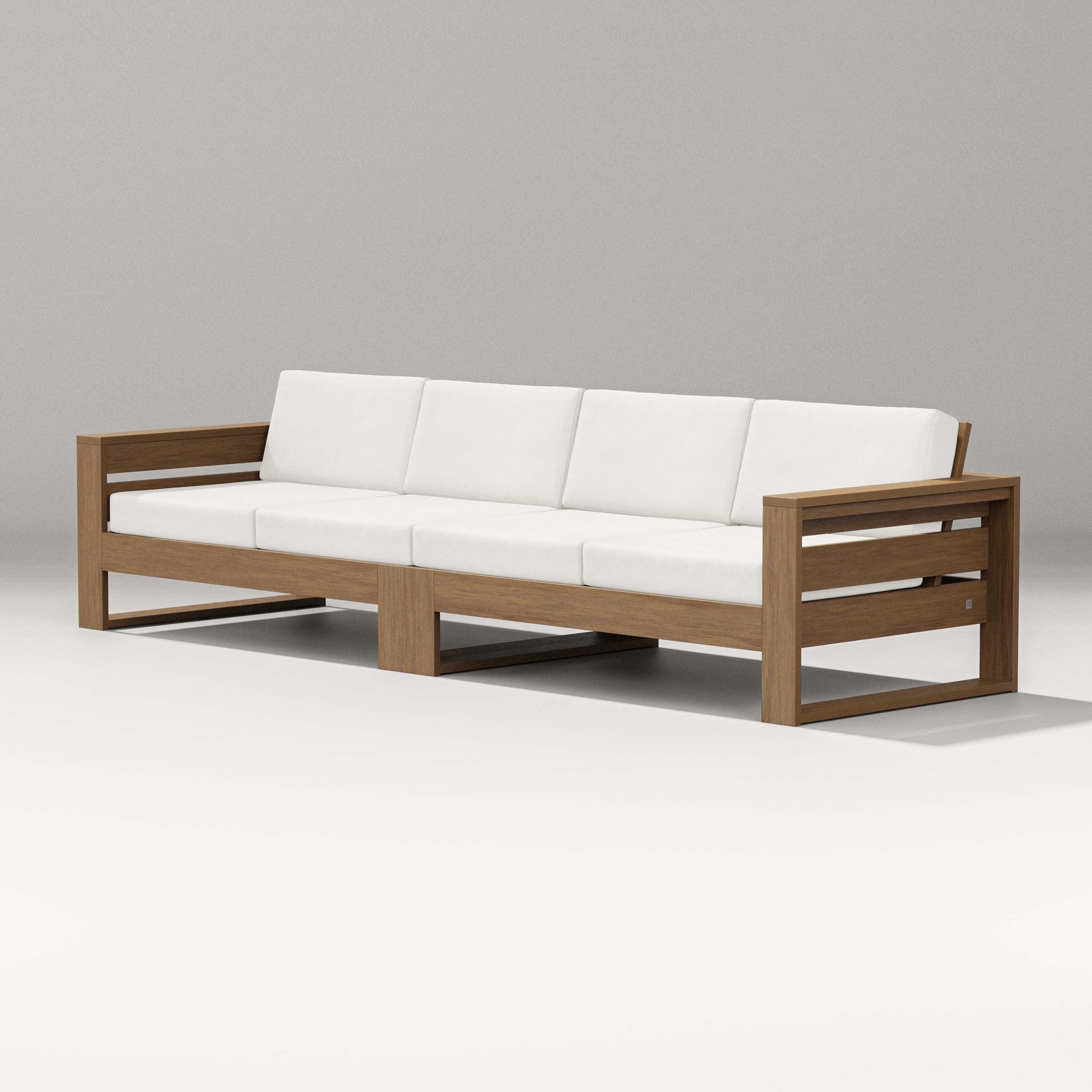 Latitude Straight Sectional in Natural / Natural Linen