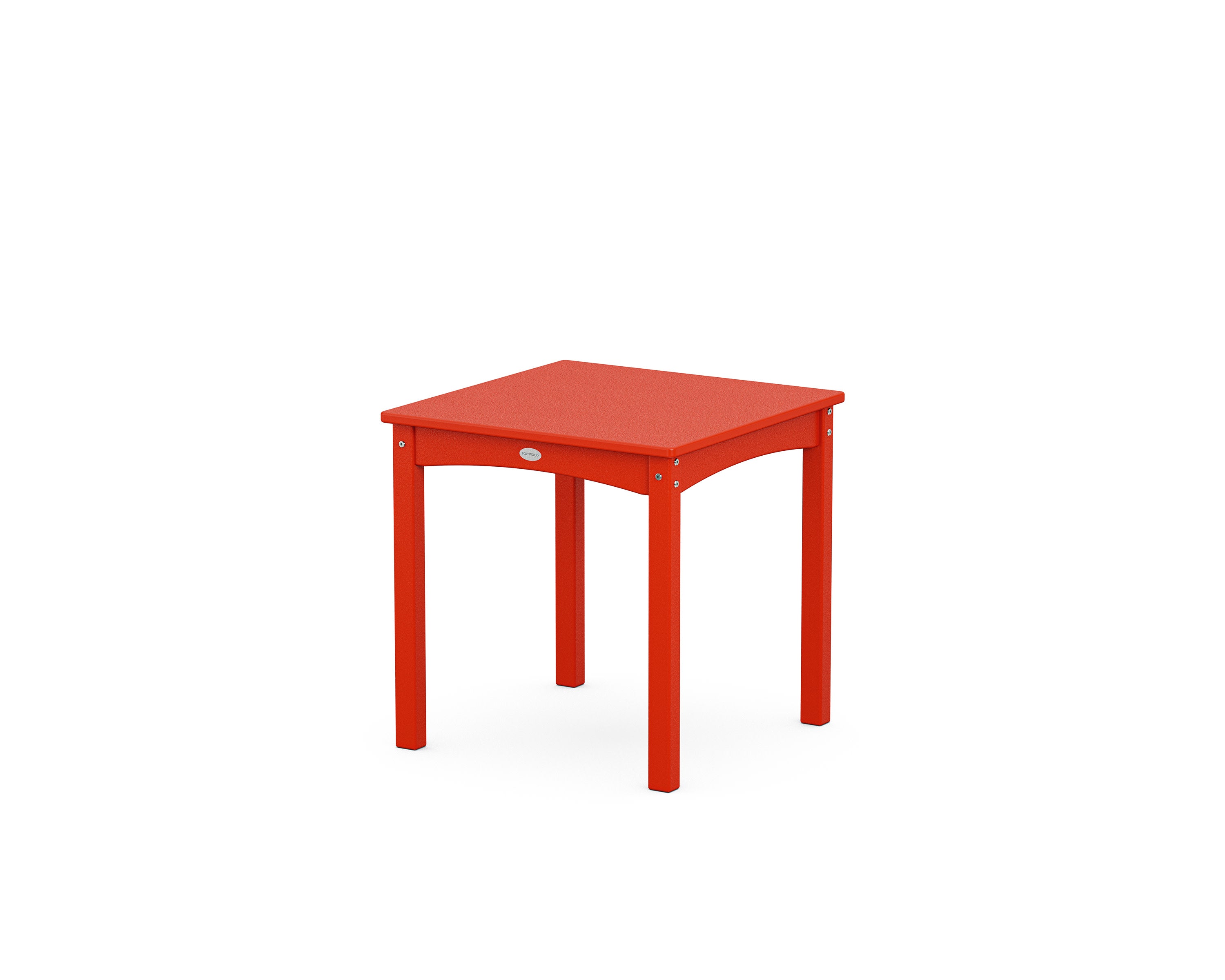 Kids 24" Dining Table in Sunset Red