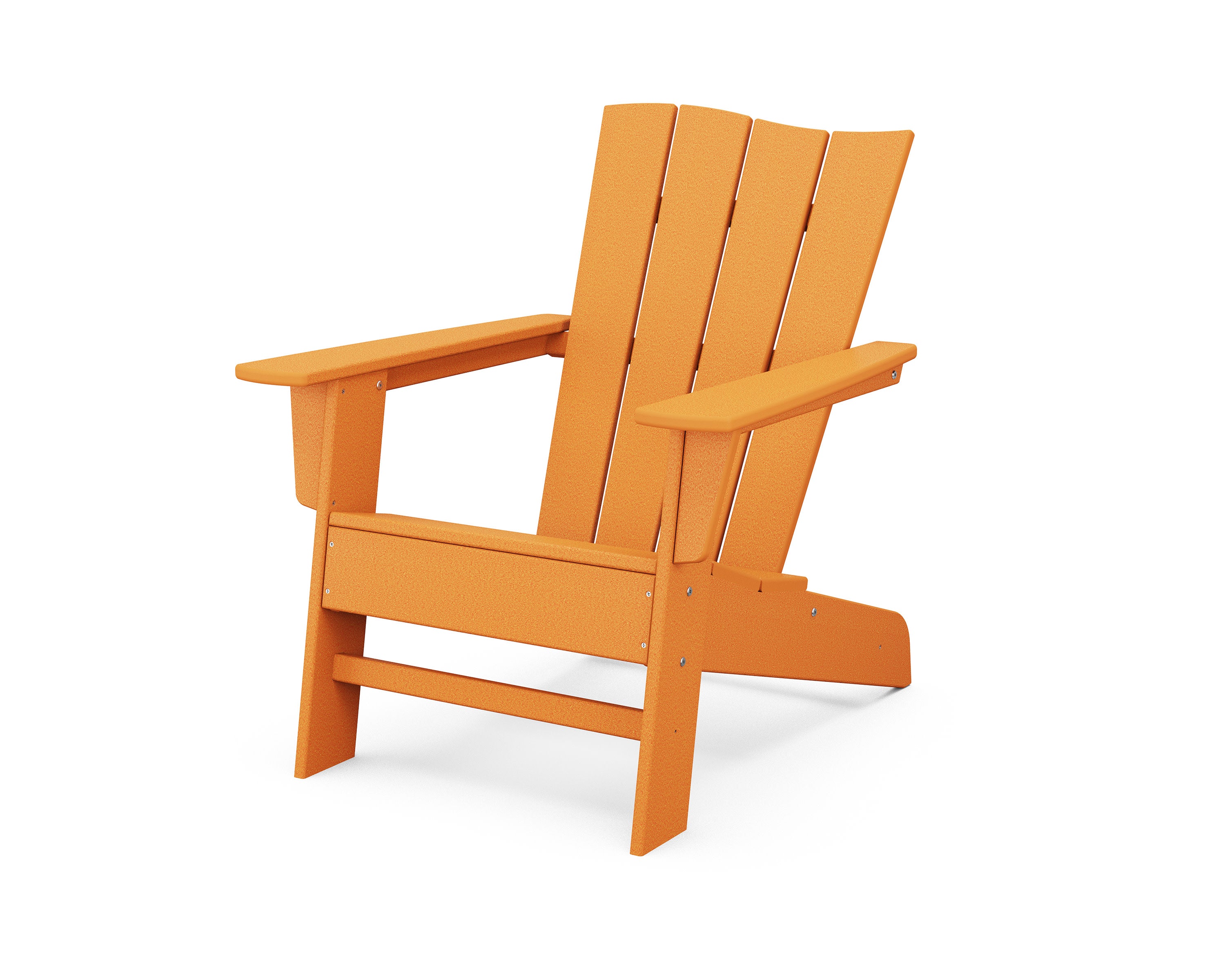 The Wave Chair Left in Tangerine