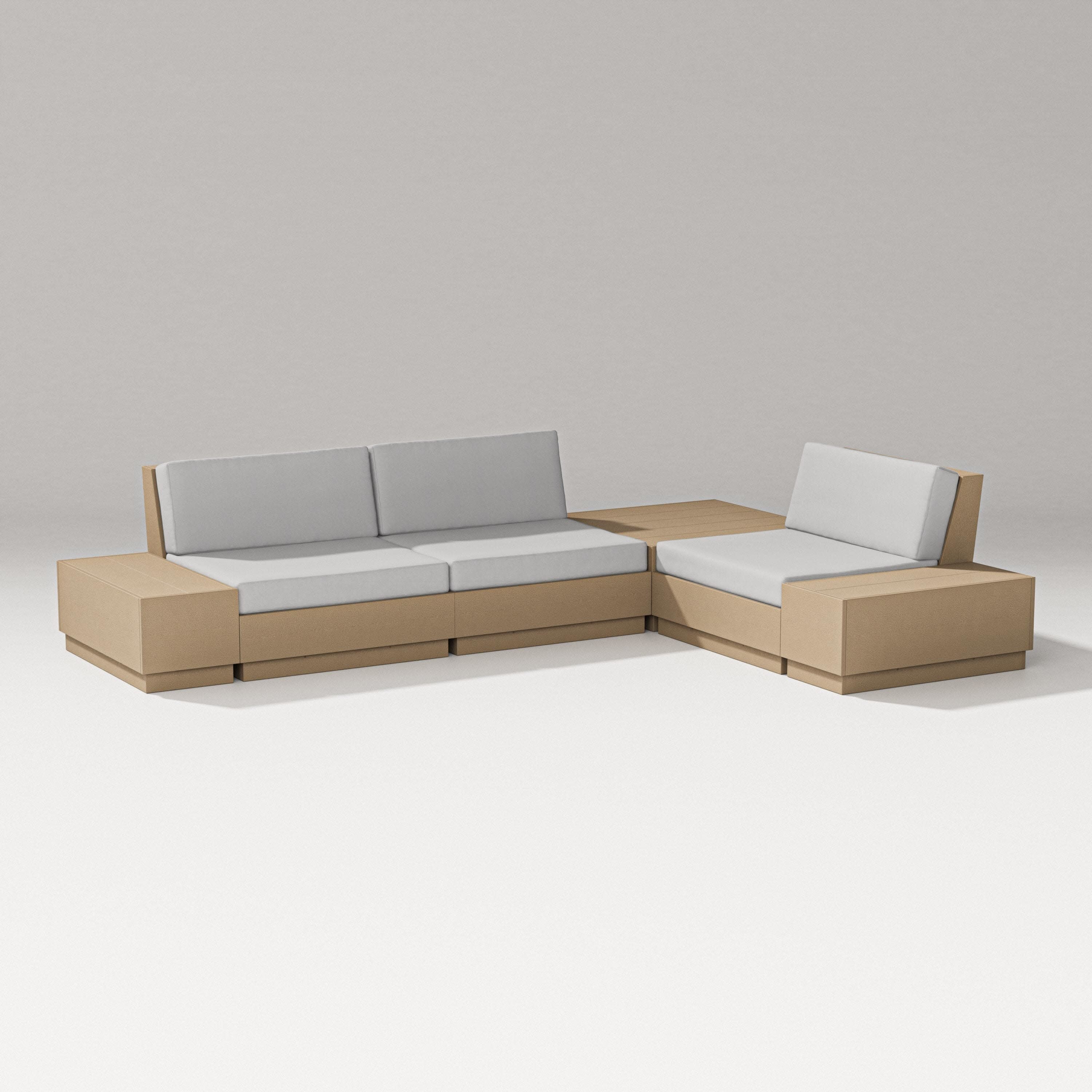 Elevate 6-Piece Corner Sectional in Vintage Sahara / Diamond in the Rough