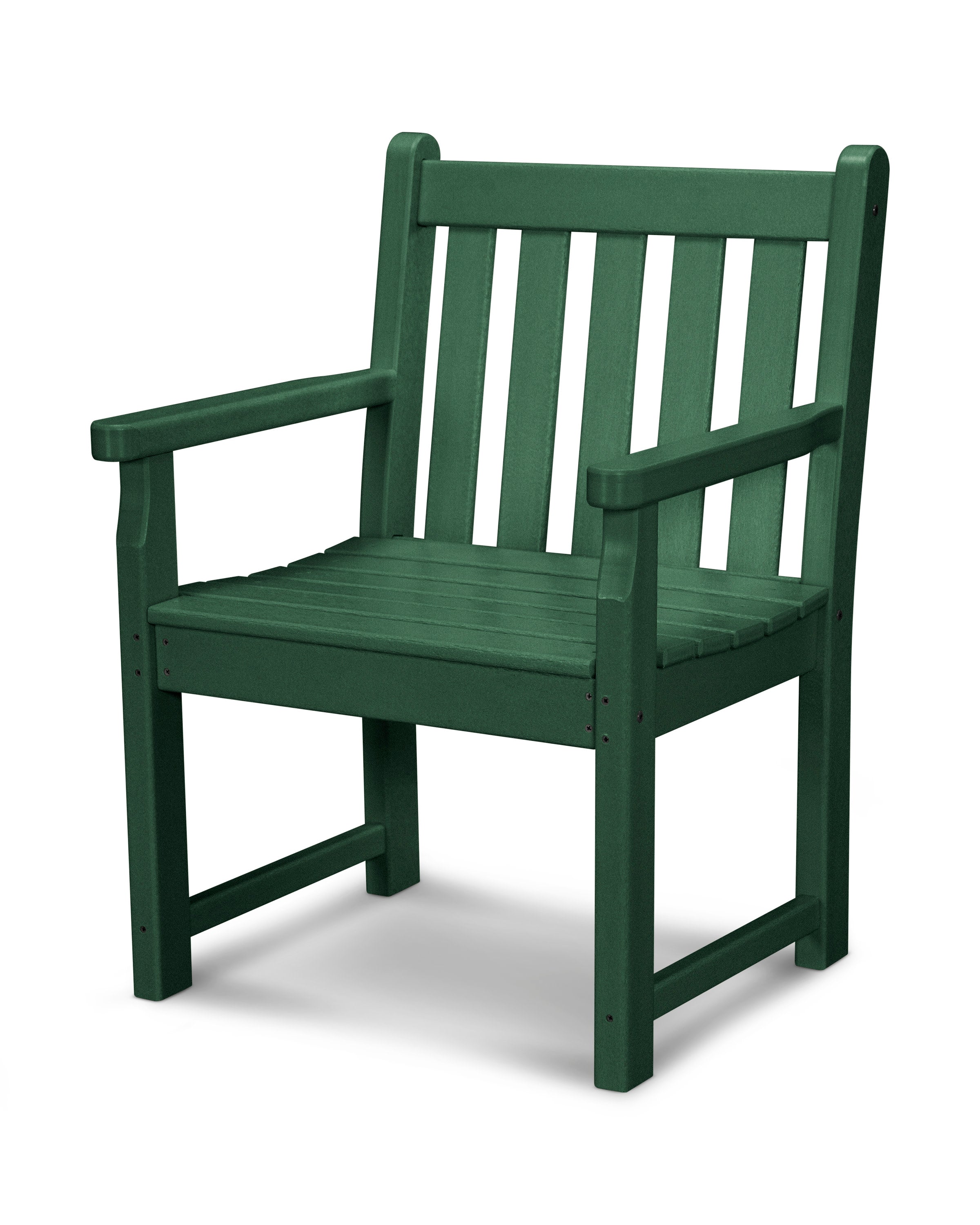 Traditional Garden Arm Chair in Green