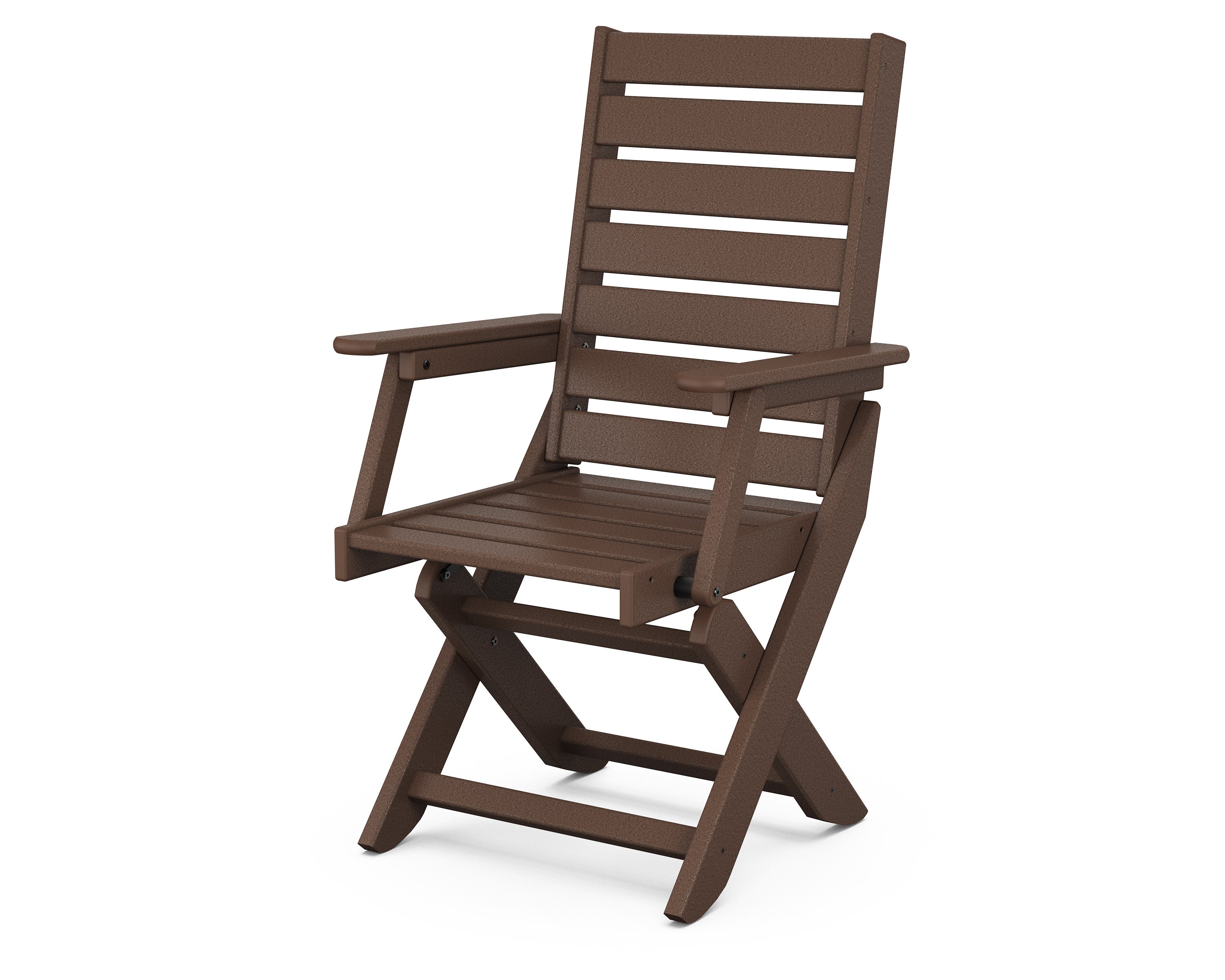 Captain Folding Dining Chair in Mahogany