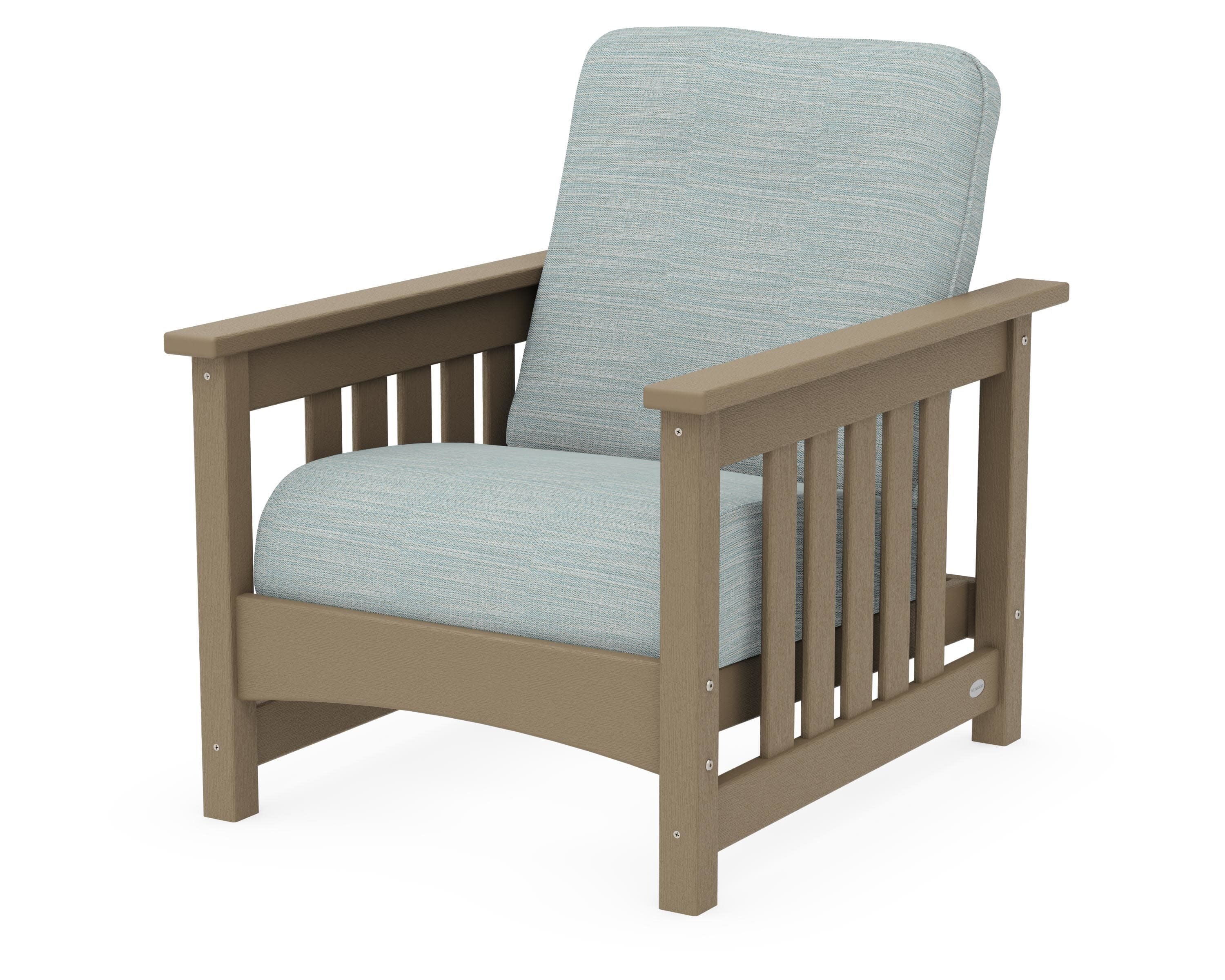 Club Mission Chair in Vintage Sahara / Soothe Mist