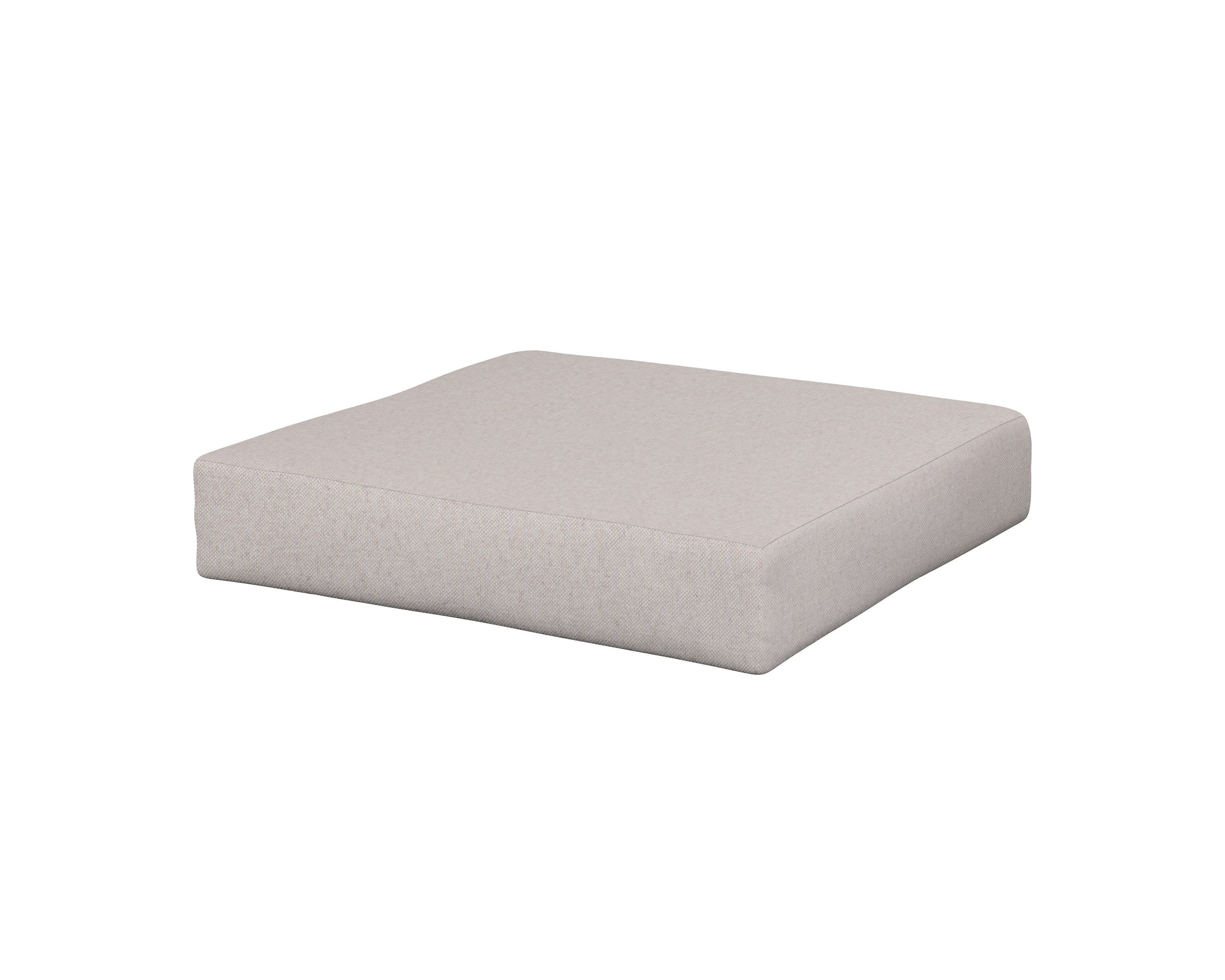 Modular Ottoman Cushion in Dune Burlap