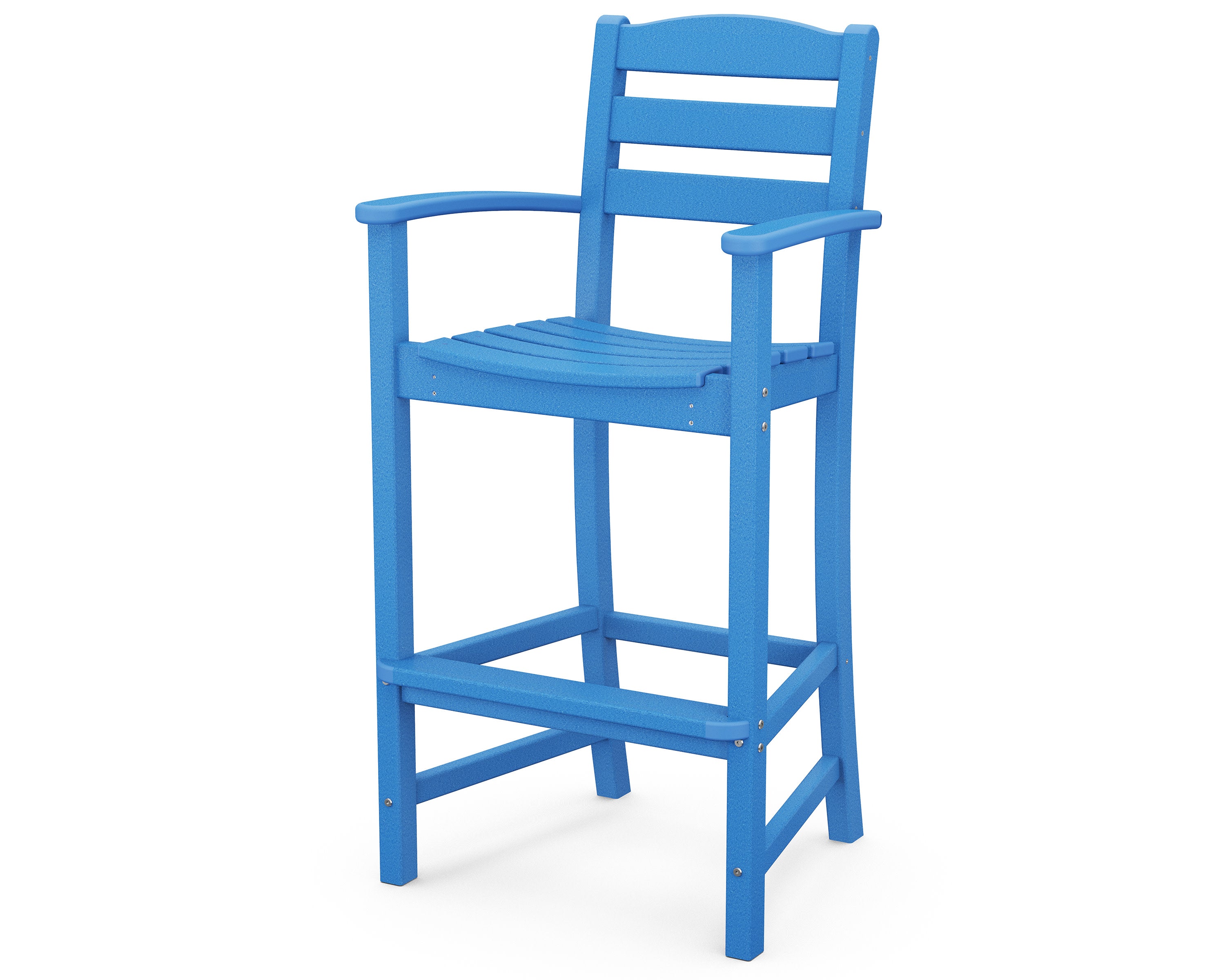 La Casa Caf Bar Arm Chair in Pacific Blue