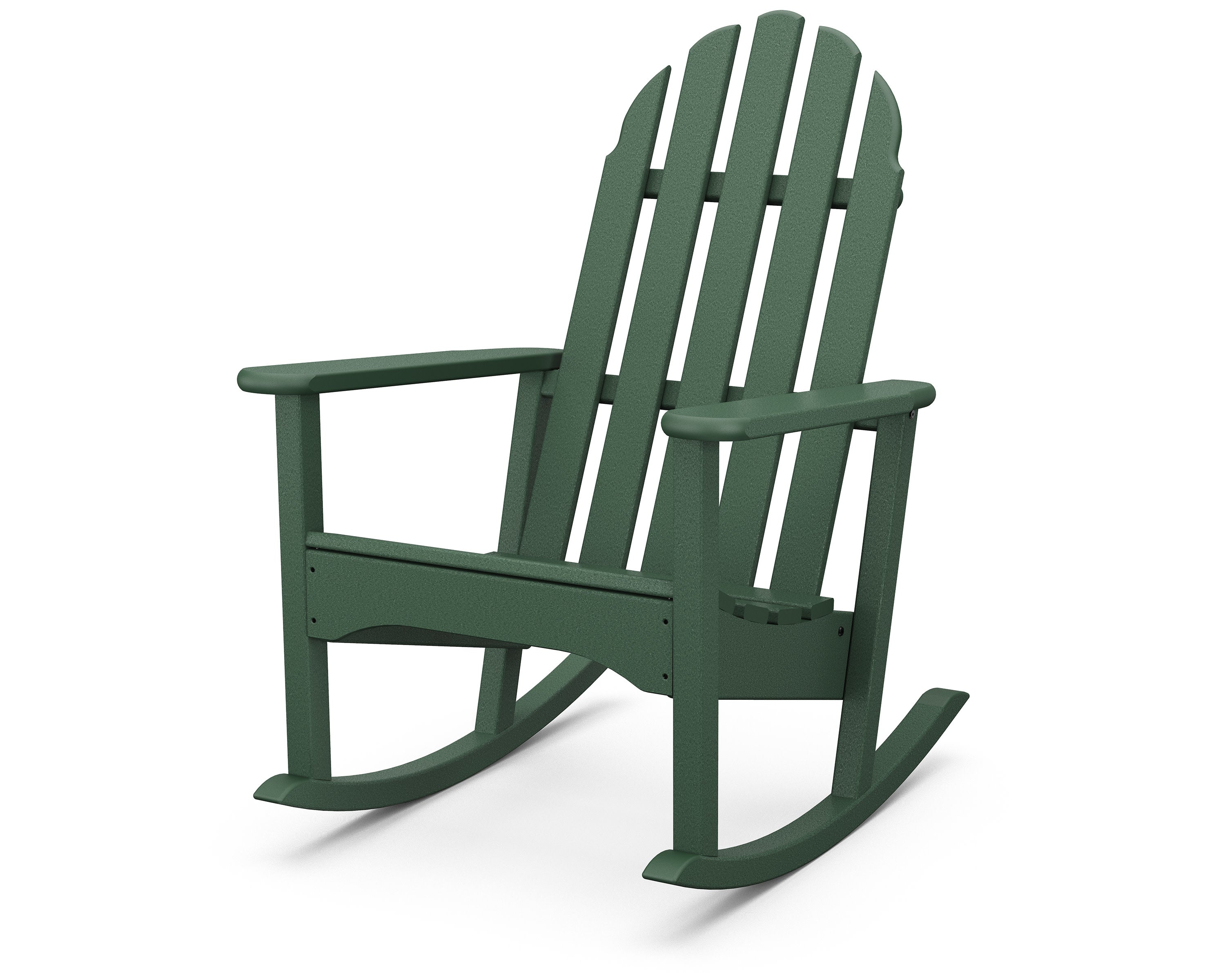 Classic Adirondack Rocking Chair in Green
