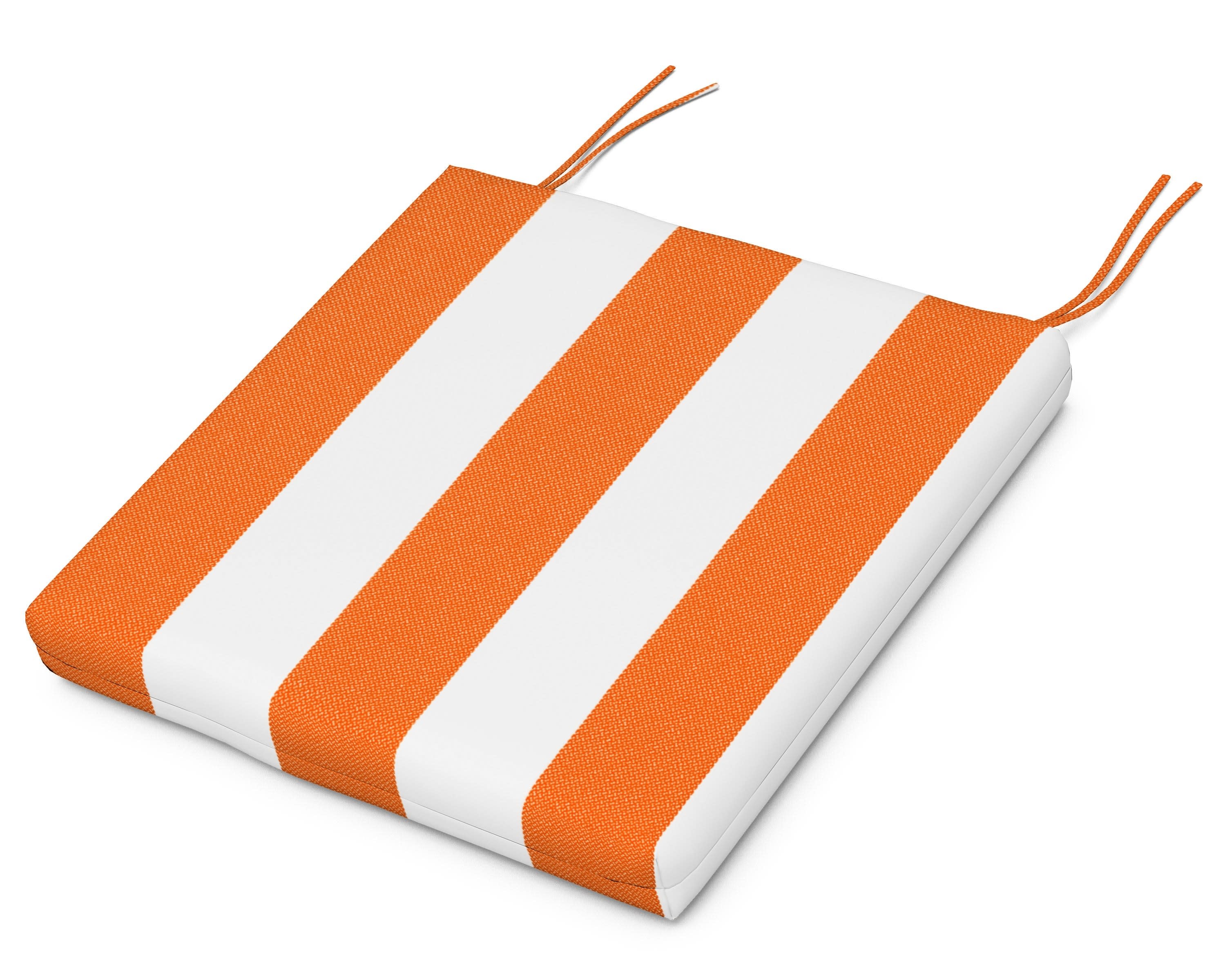 Seat Cushion - 16.5"D x 17.5"W x 2.5"H in Montdor Mango