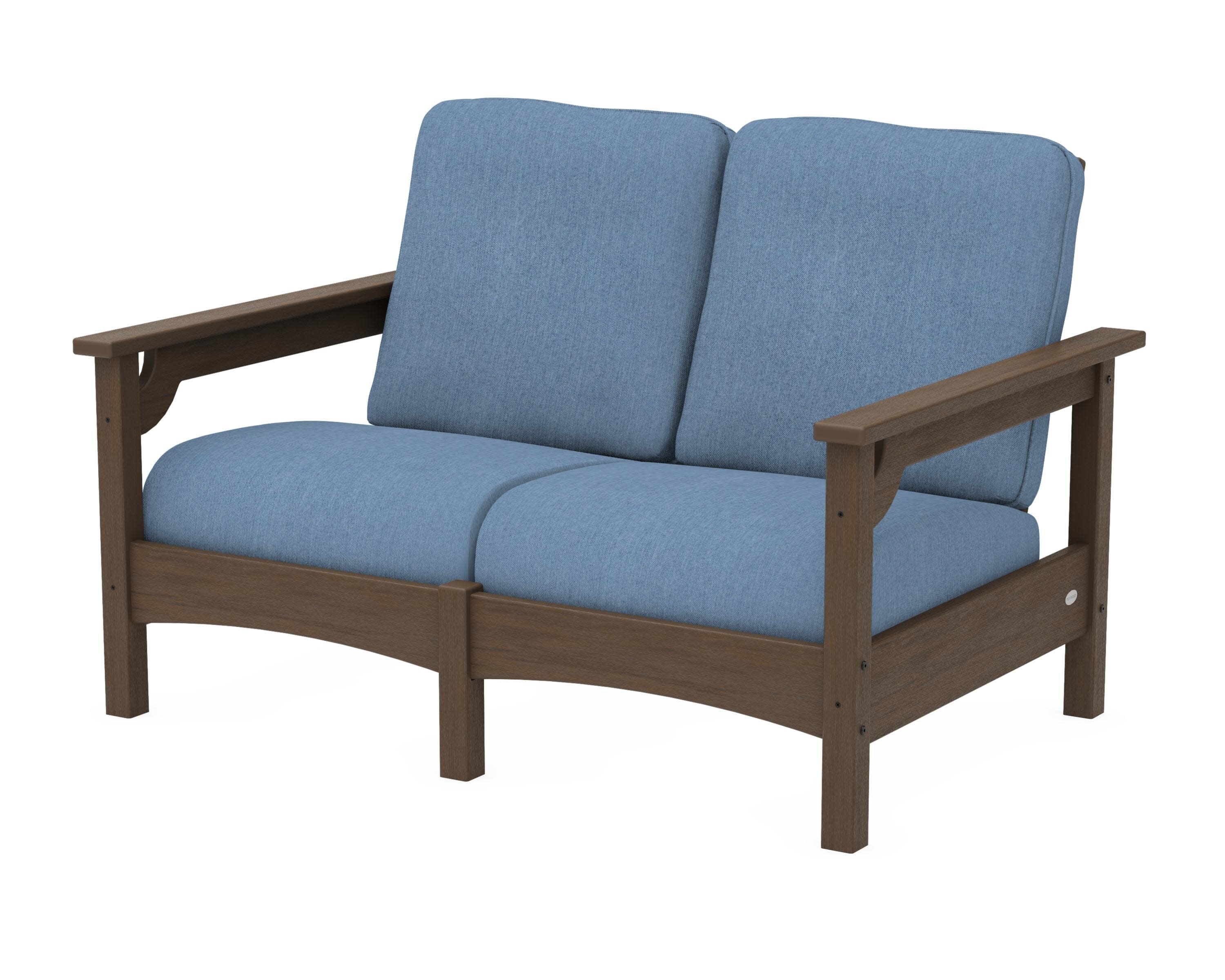 Club Loveseat in Kona / Sky Blue