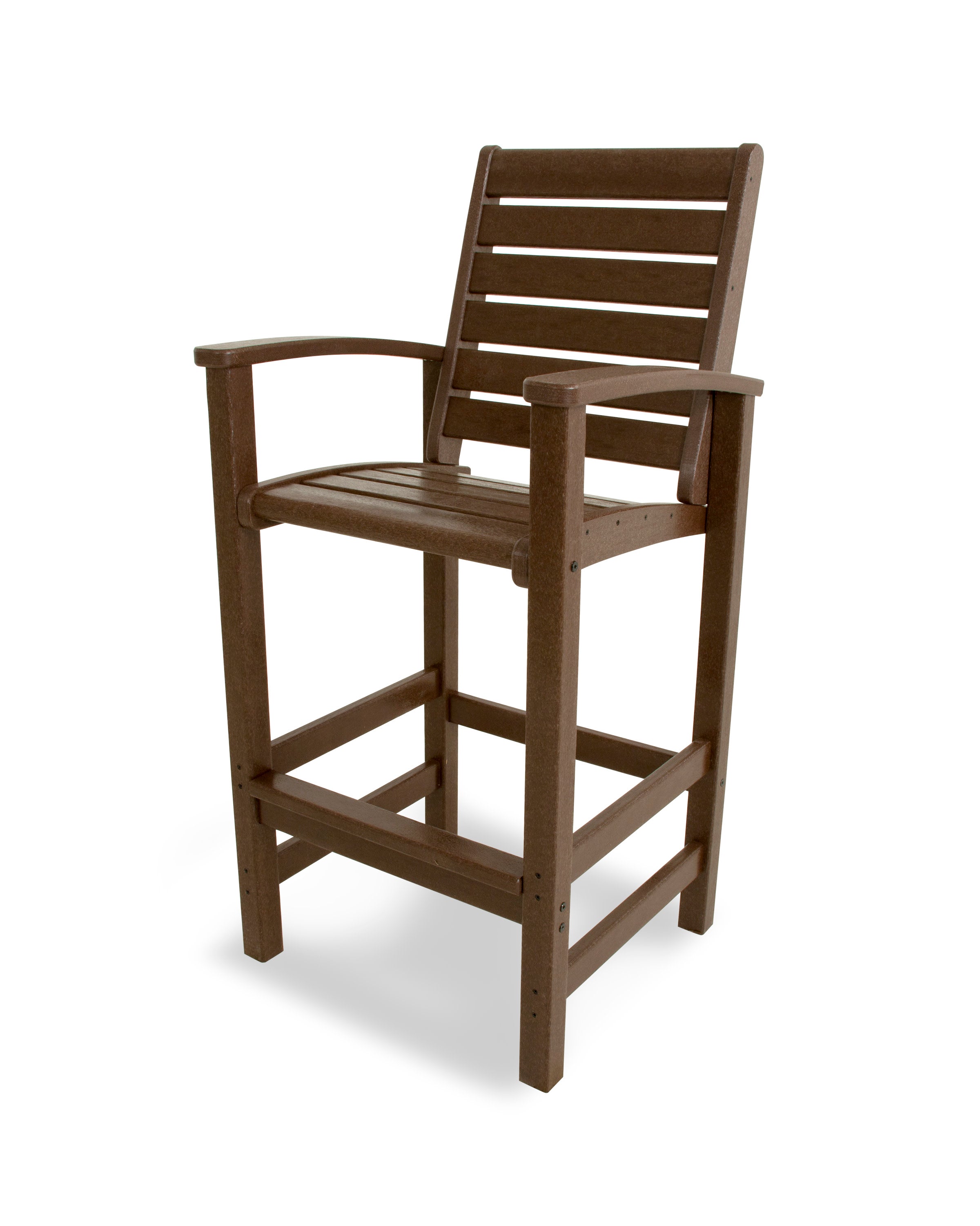 Signature Bar Chair in Mahogany