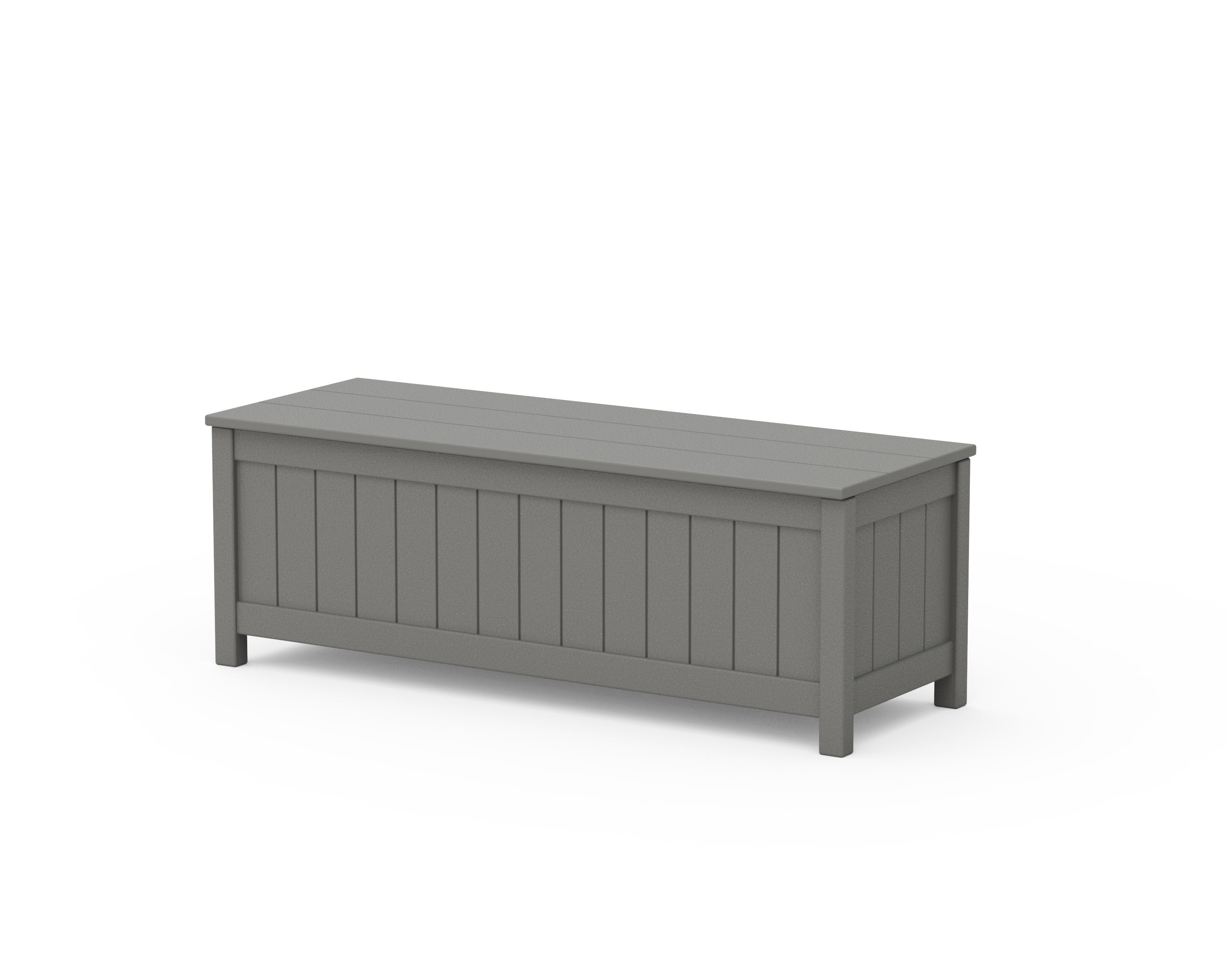 Vineyard 48" Storage Bench in Slate Grey