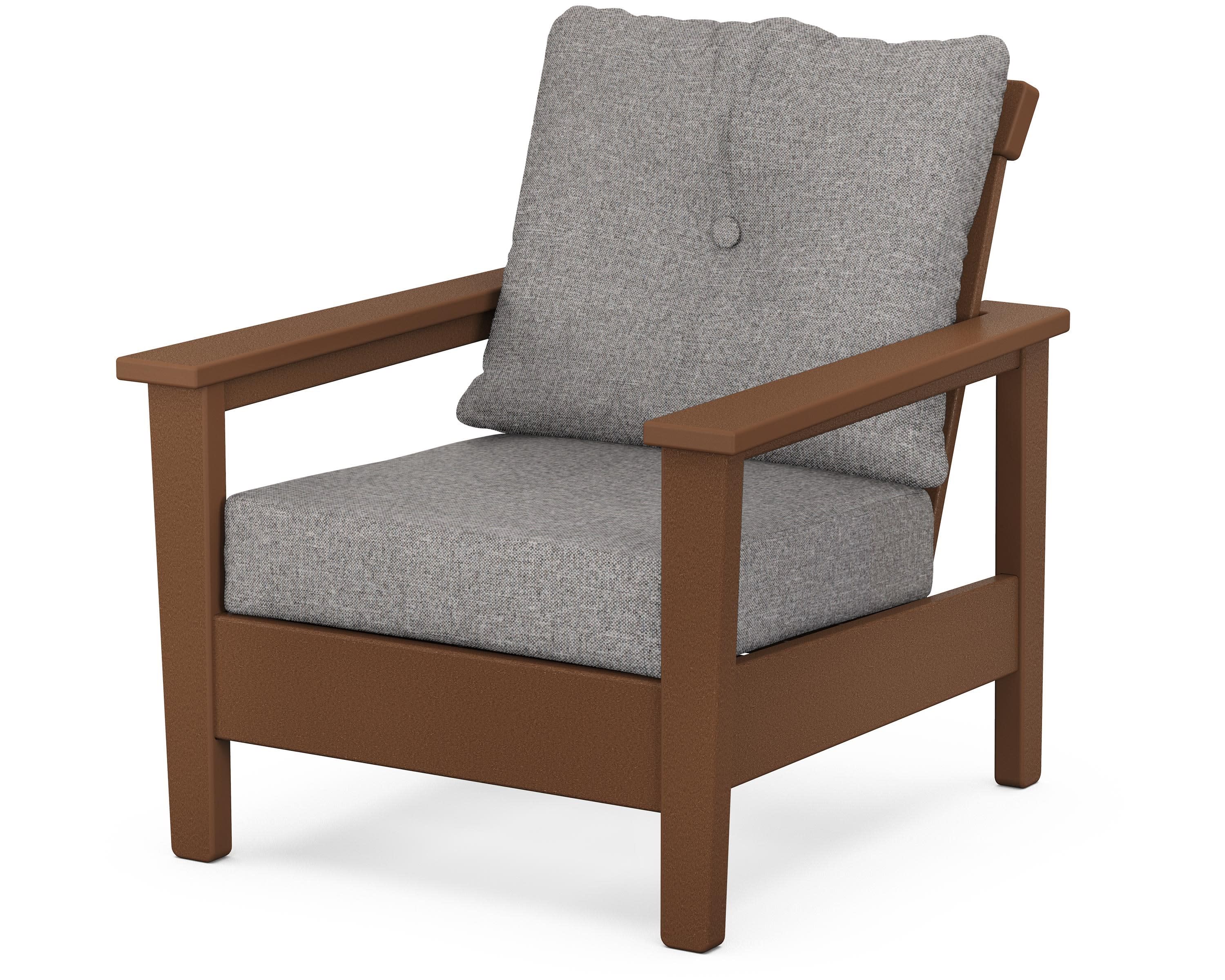 Prescott Deep Seating Chair in Teak / Grey Mist