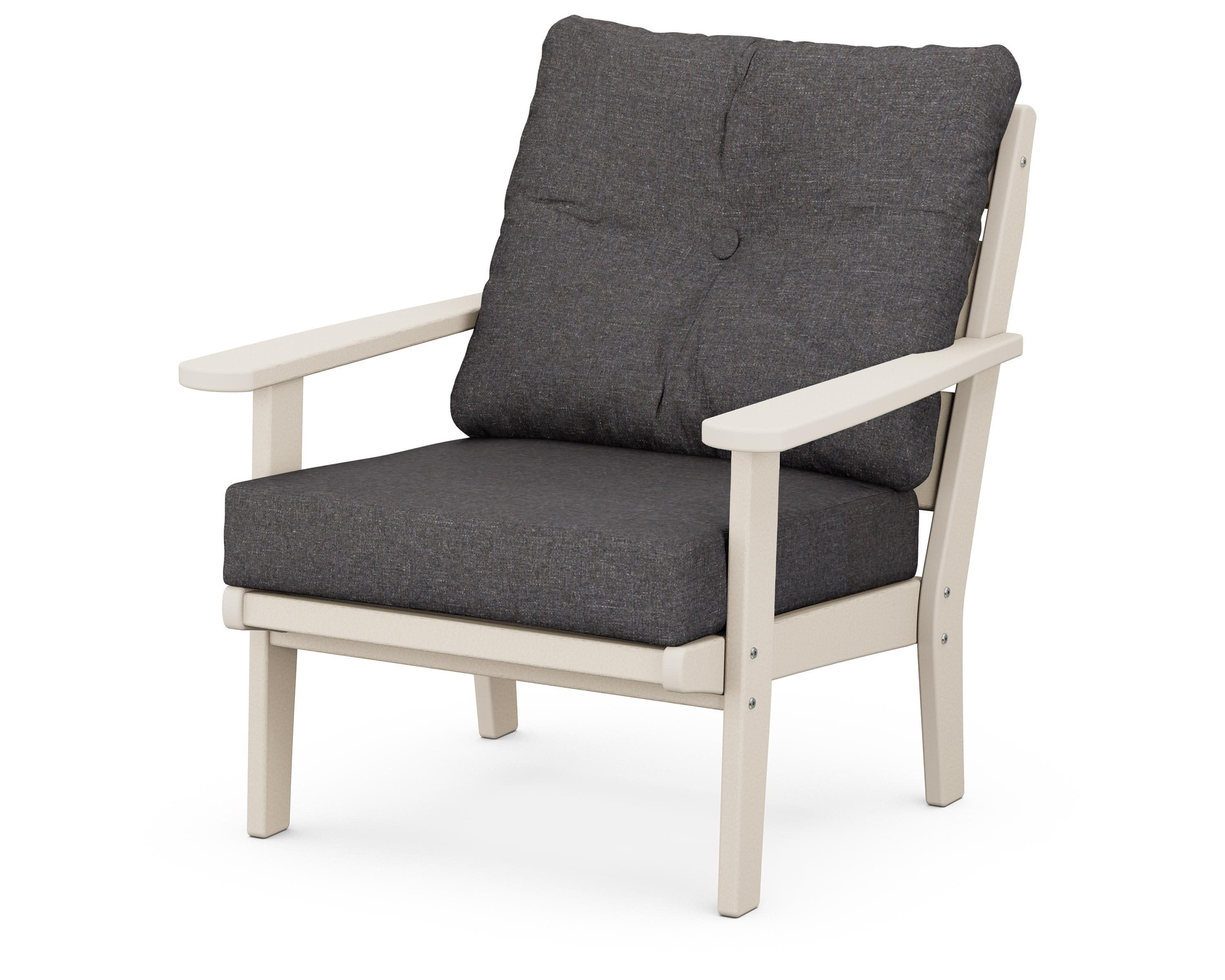 Lakeside Deep Seating Chair in Sand / Ash Charcoal