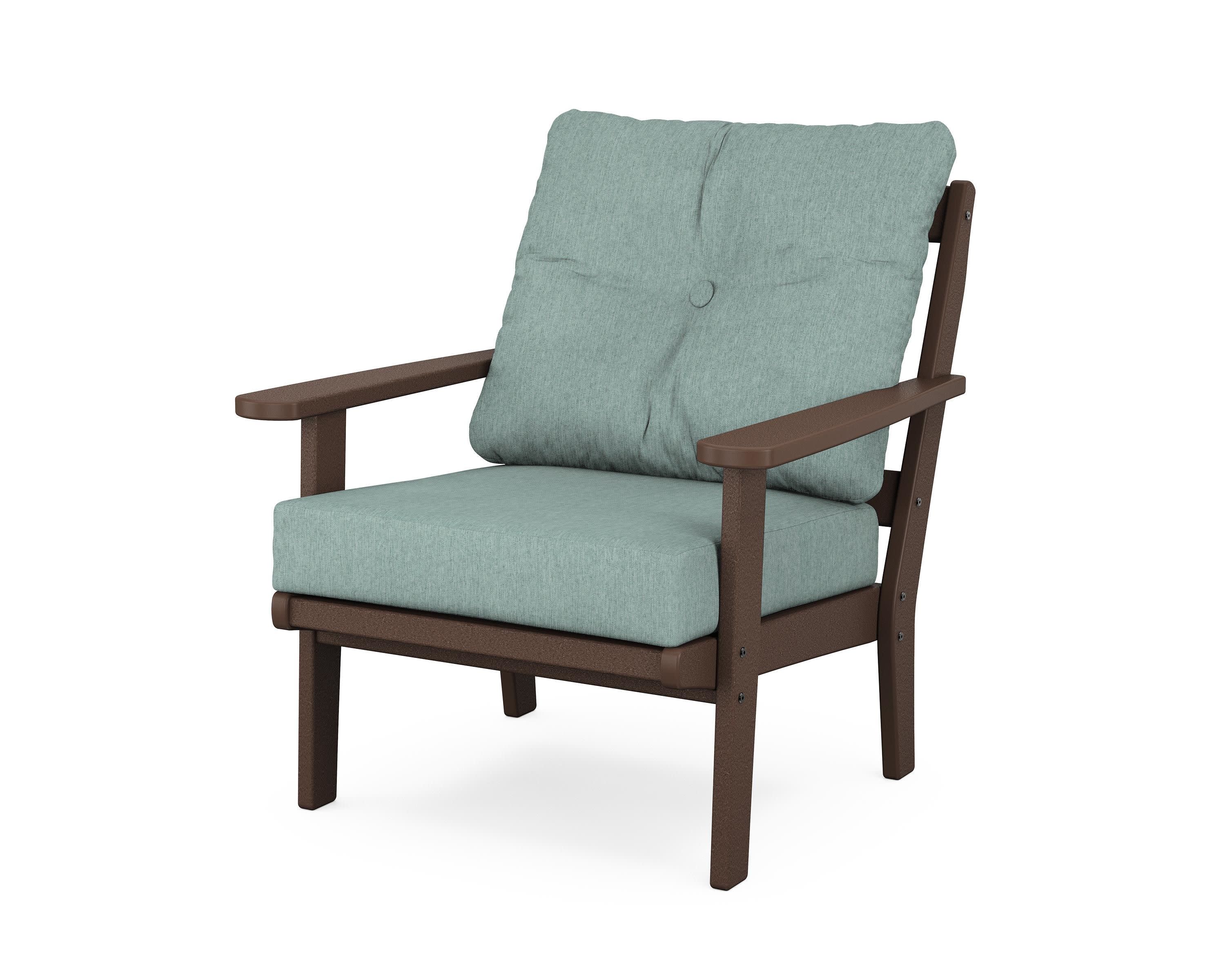 Mission Deep Seating Chair in Mahogany / Glacier Spa