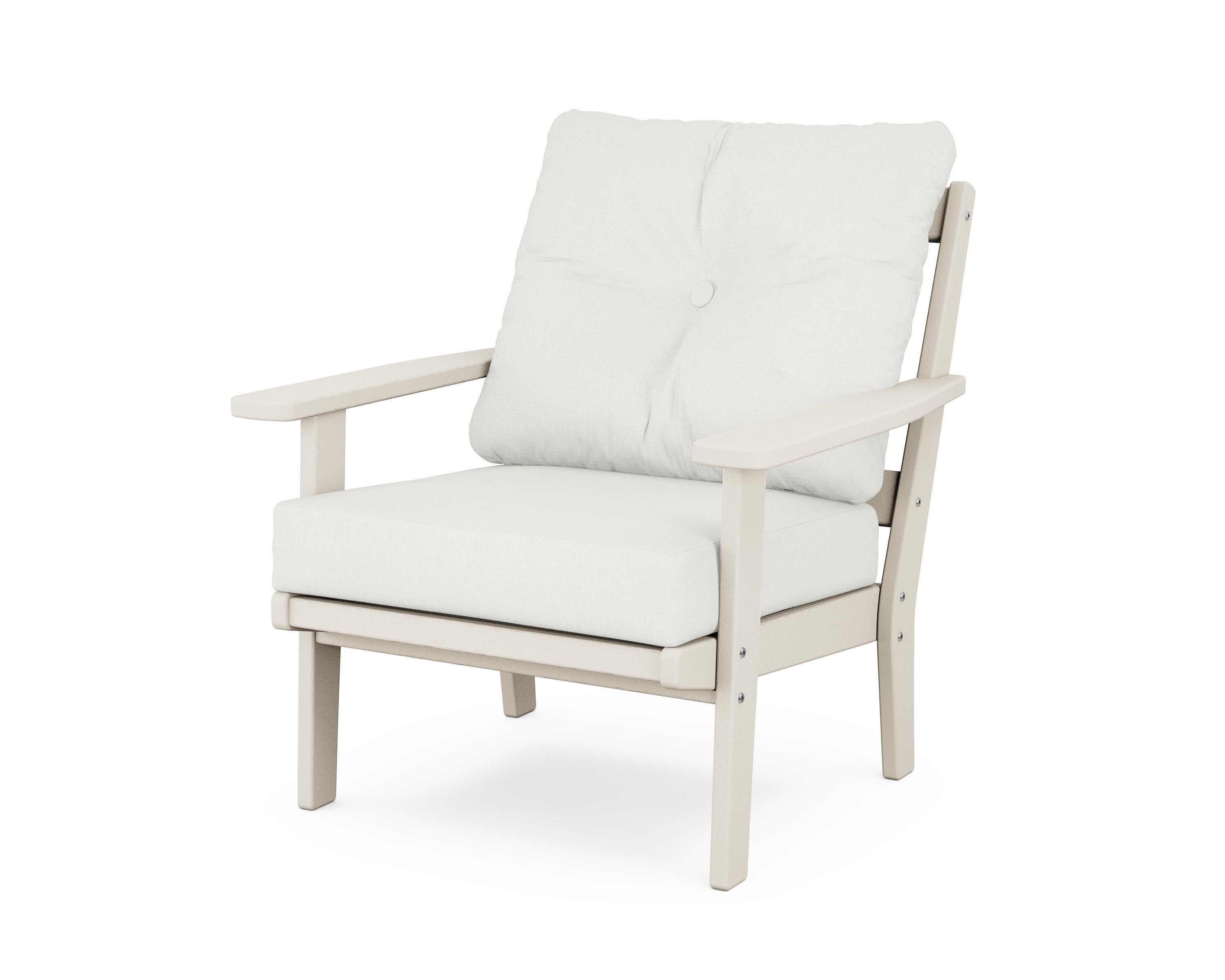 Oxford Deep Seating Chair in Sand / Natural Linen