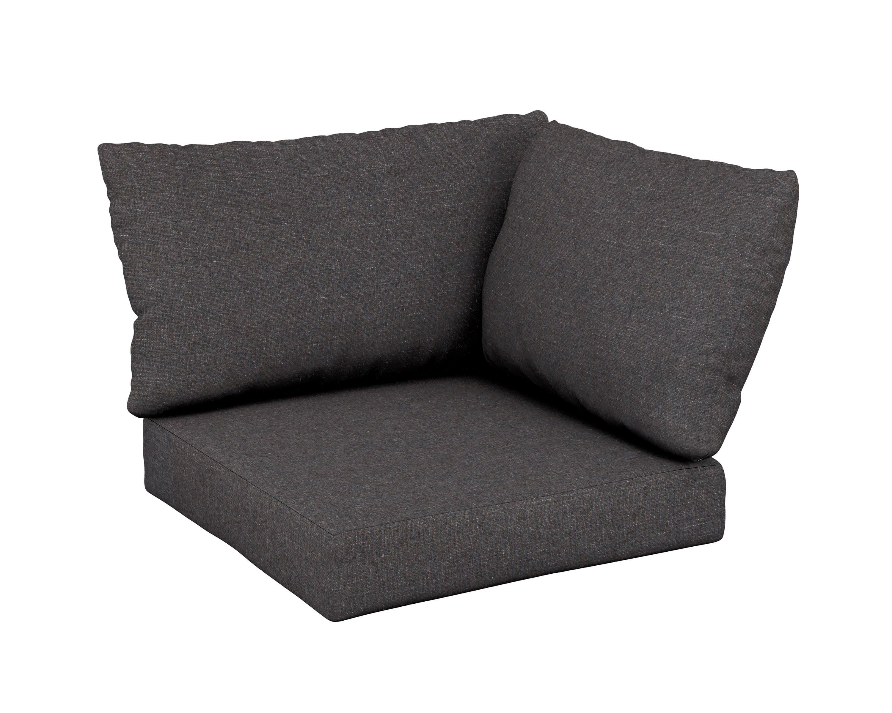 Modular Corner Cushion Set in Ash Charcoal