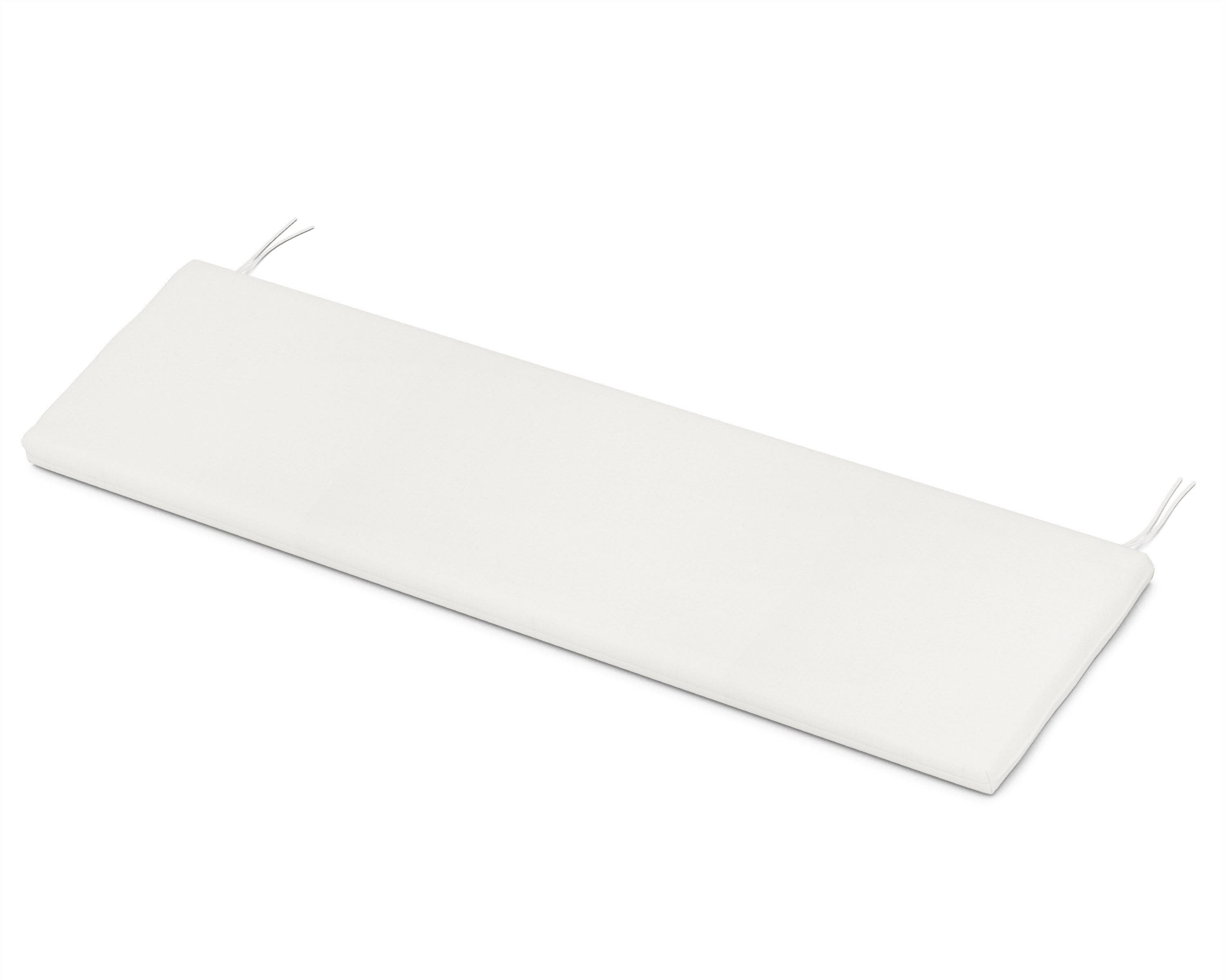 Ateeva Luxe 56" x 18" Outdoor Bench and Swing Cushion by POLYWOOD in Natural Linen