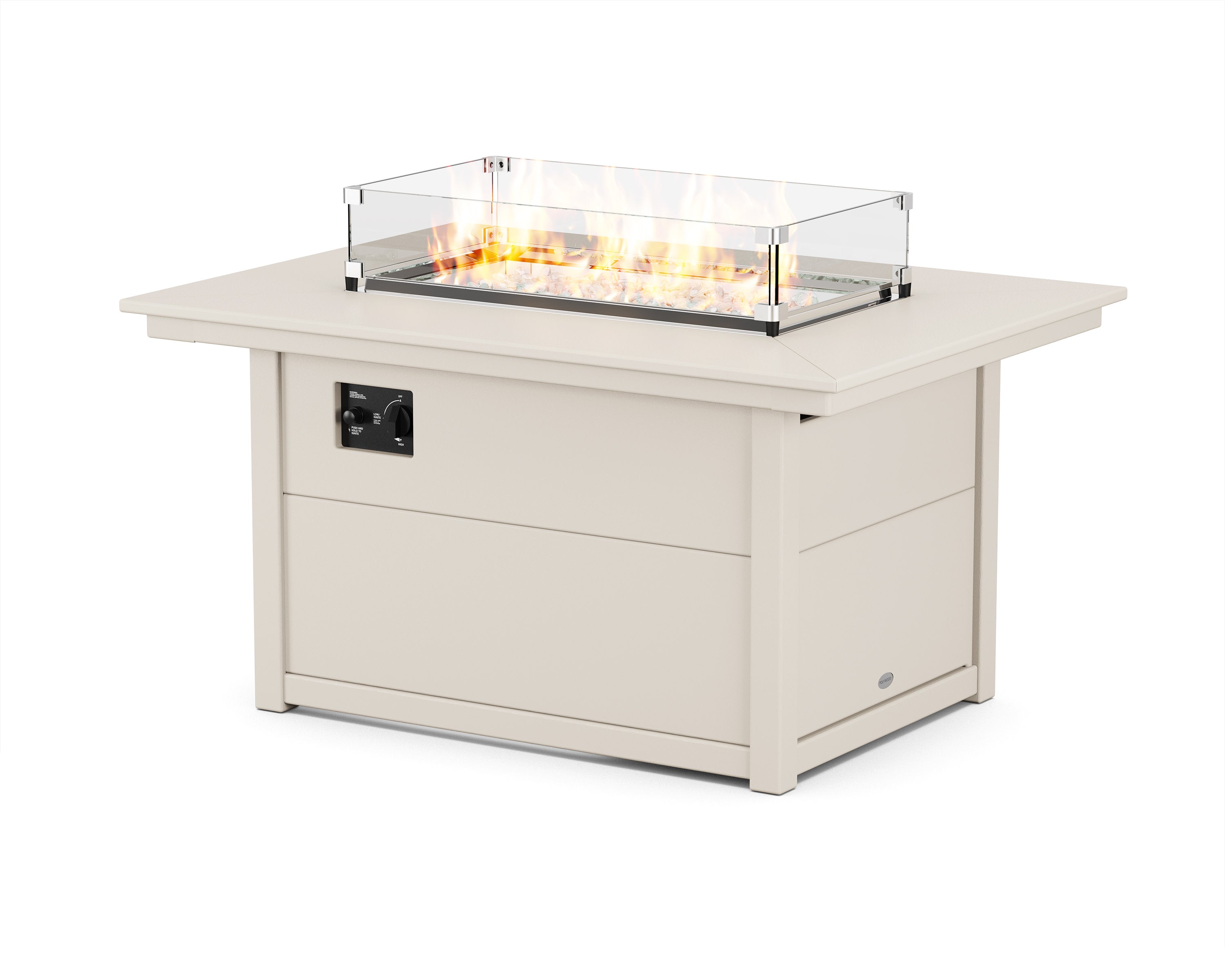 Rectangle 34" X 46" Fire Pit Table in Sand