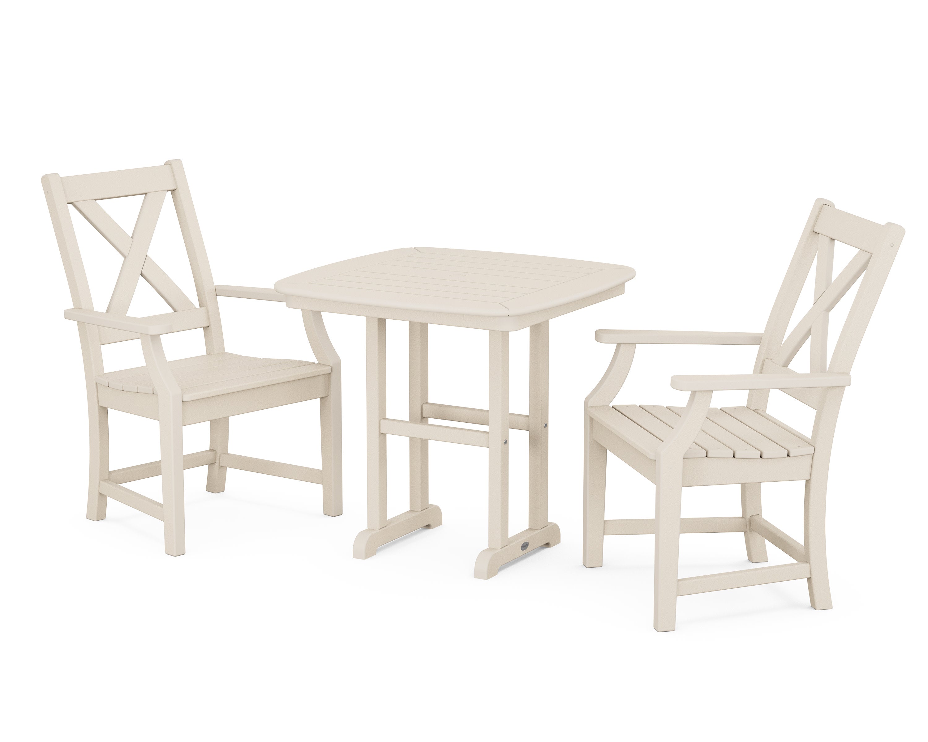 Braxton 3-Piece Dining Set in Sand