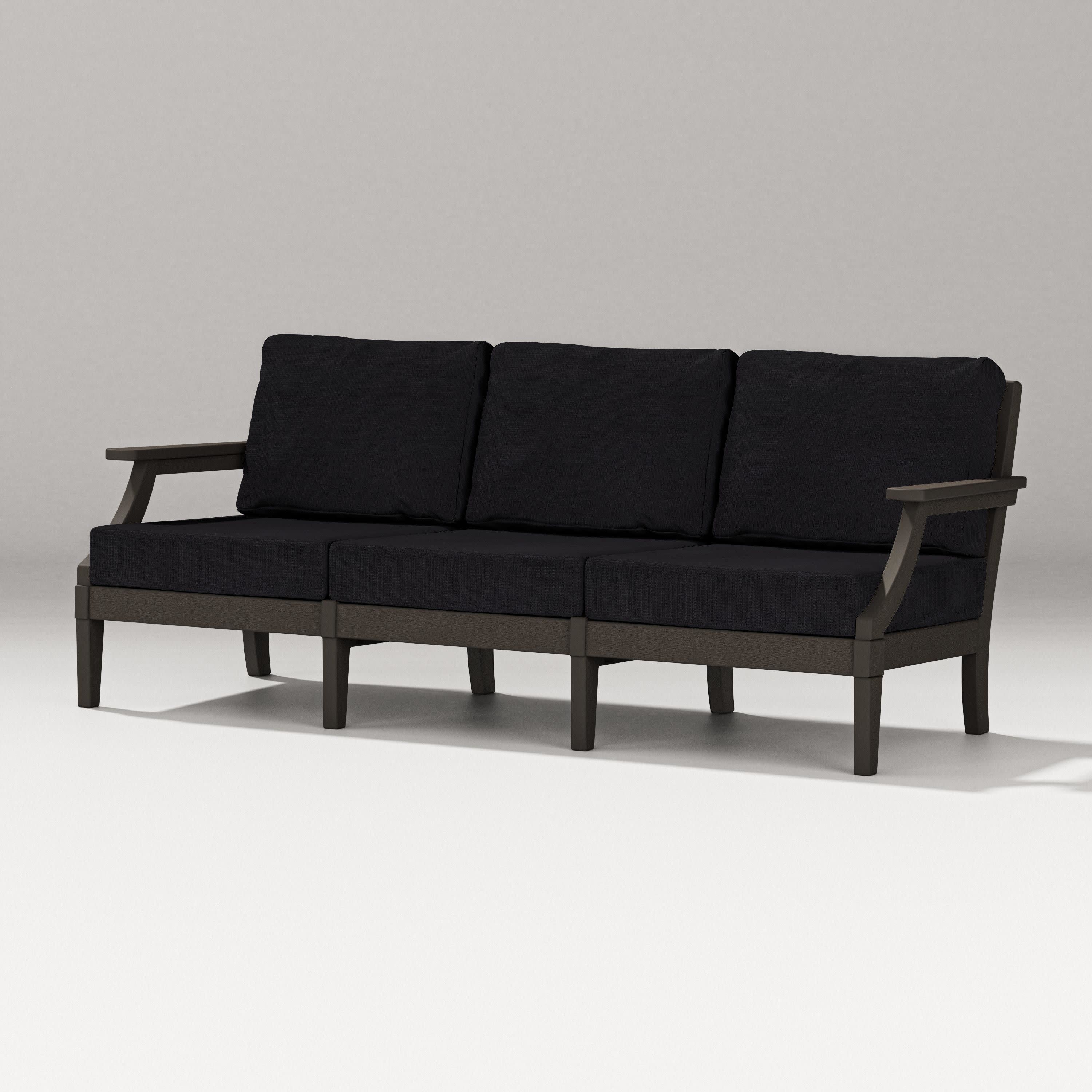 Estate Sofa in Vintage Coffee / Midnight Linen