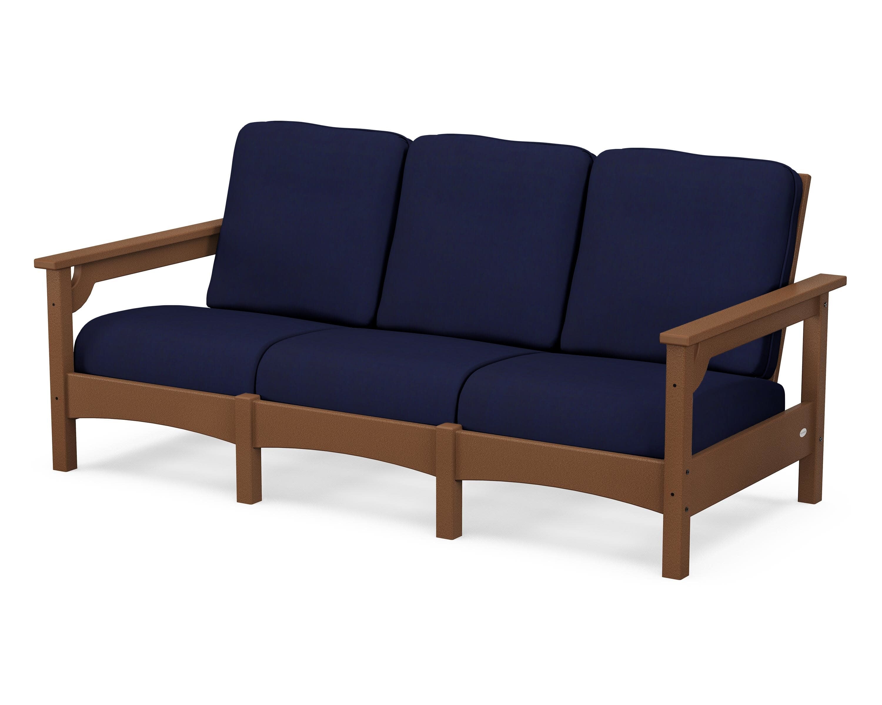 Club Sofa in Teak / Navy