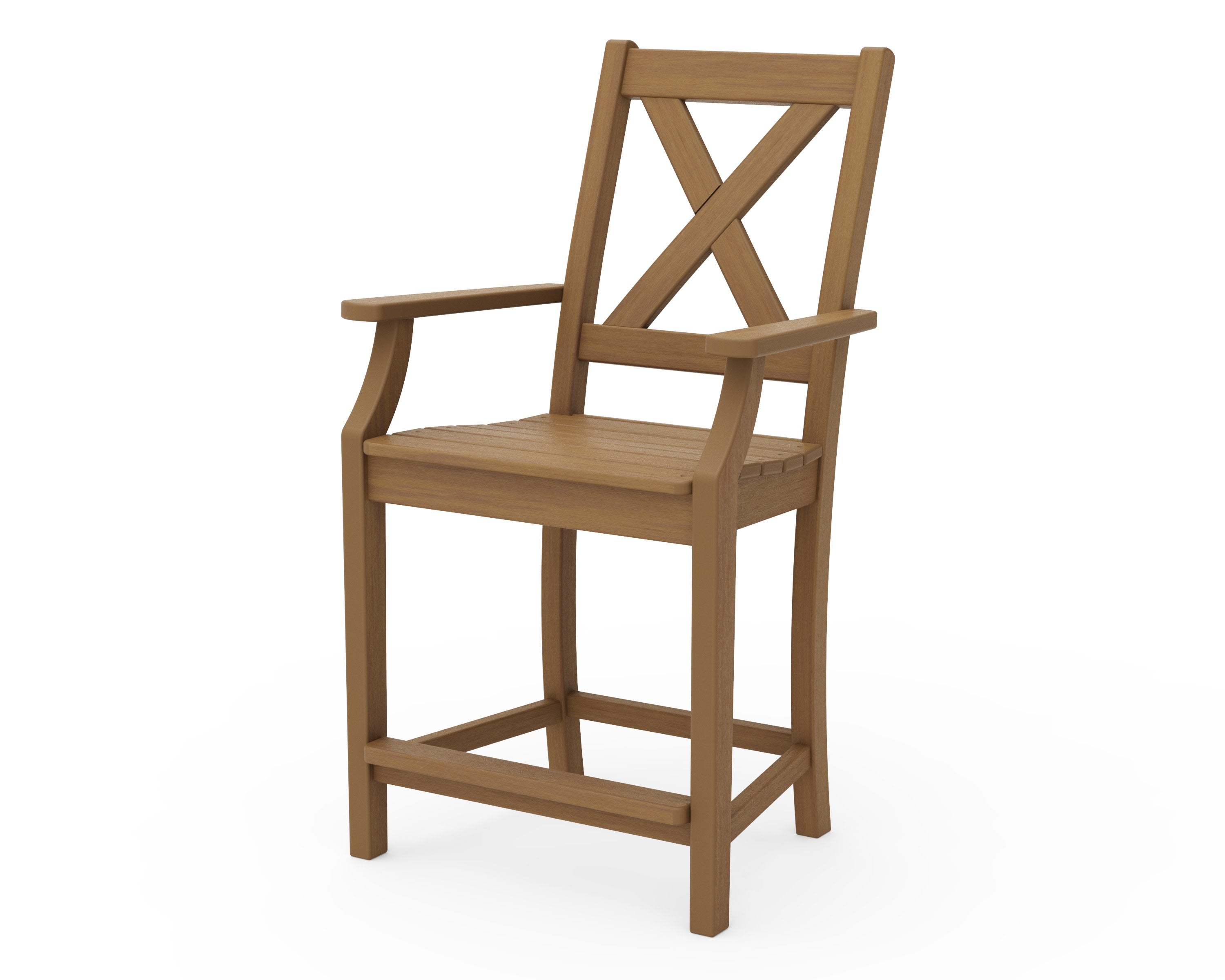 Braxton Counter Arm Chair in Natural