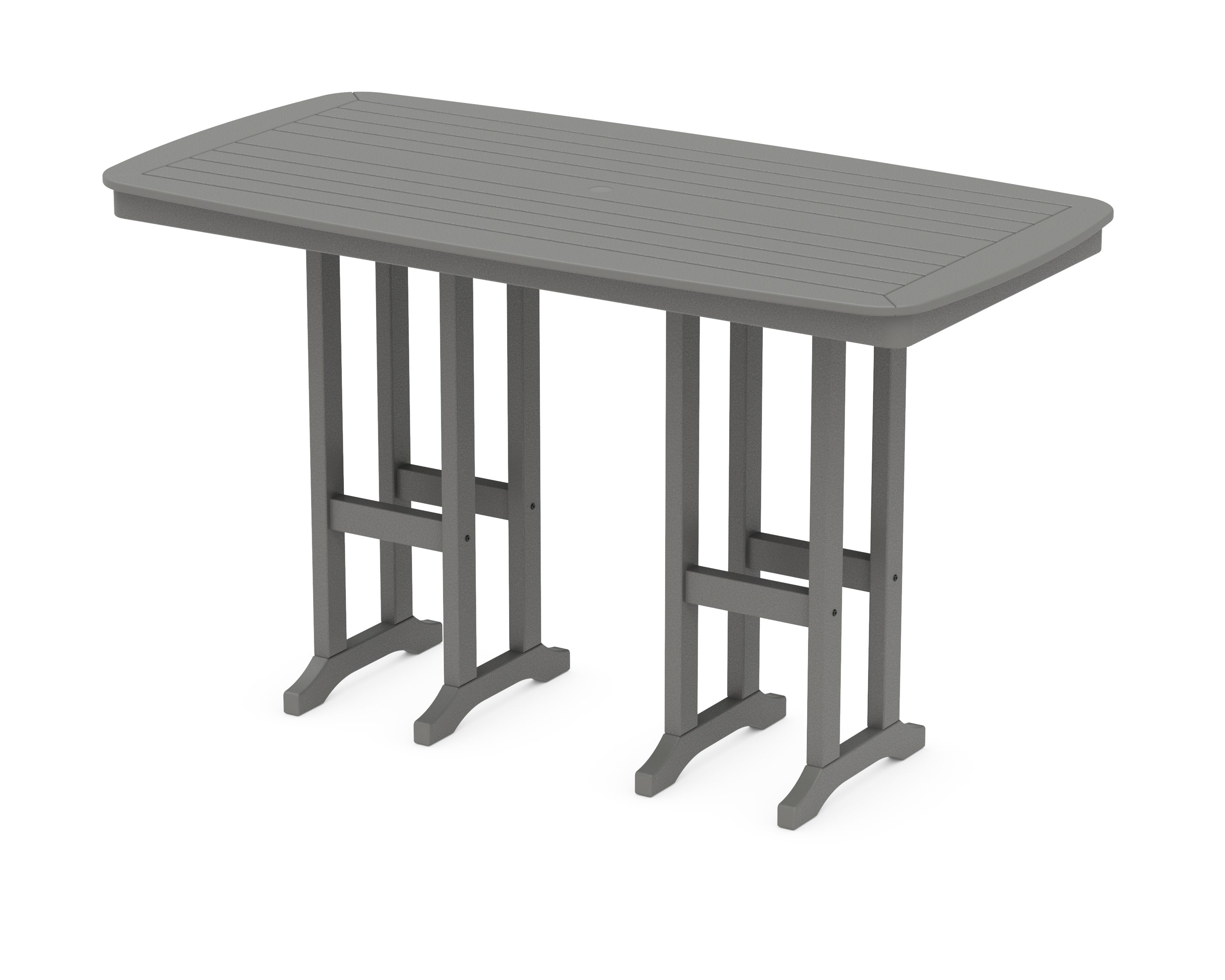 Nautical 37" x 72" Bar Table in Slate Grey