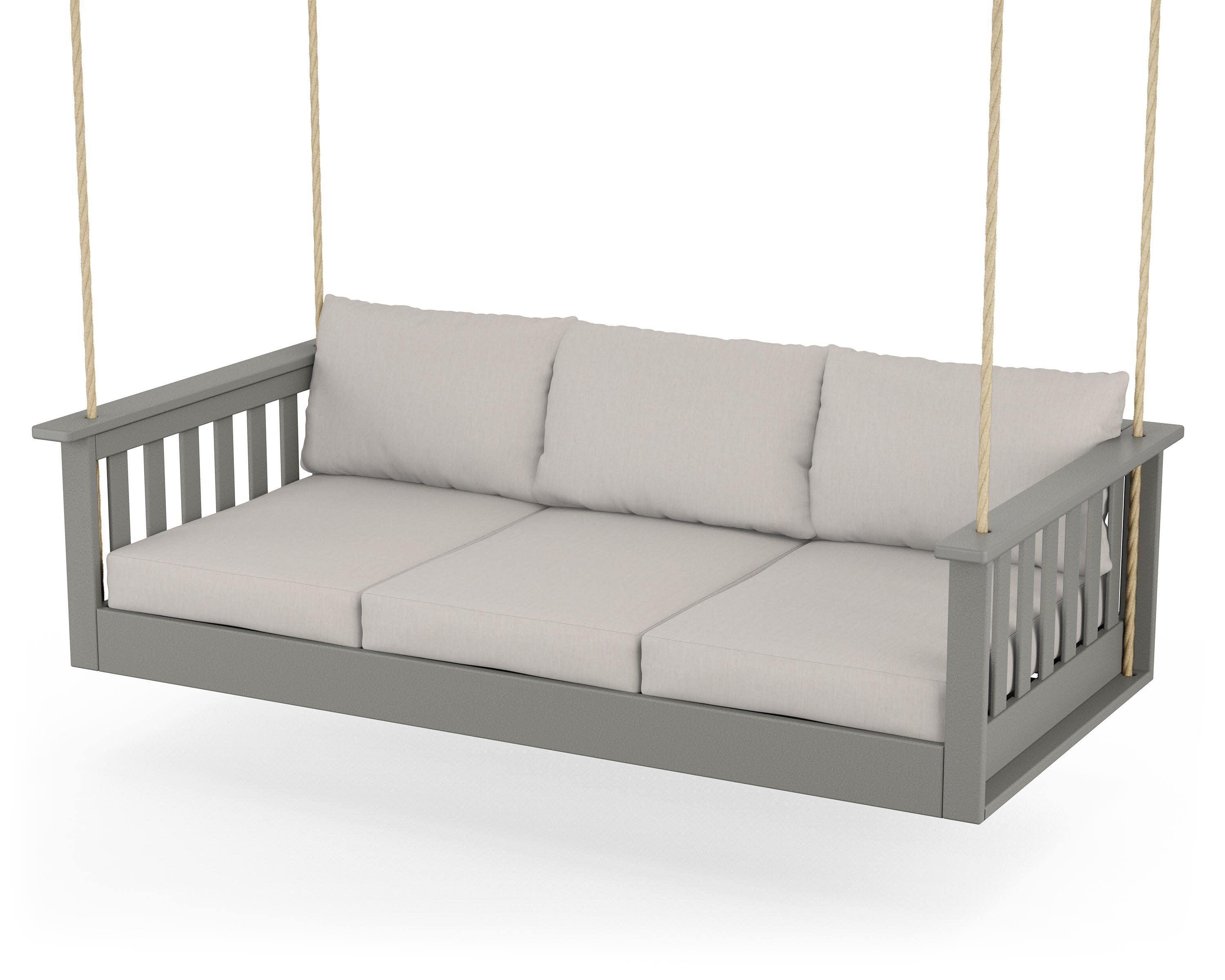 Vineyard Daybed Swing in Slate Grey / Cast Ash