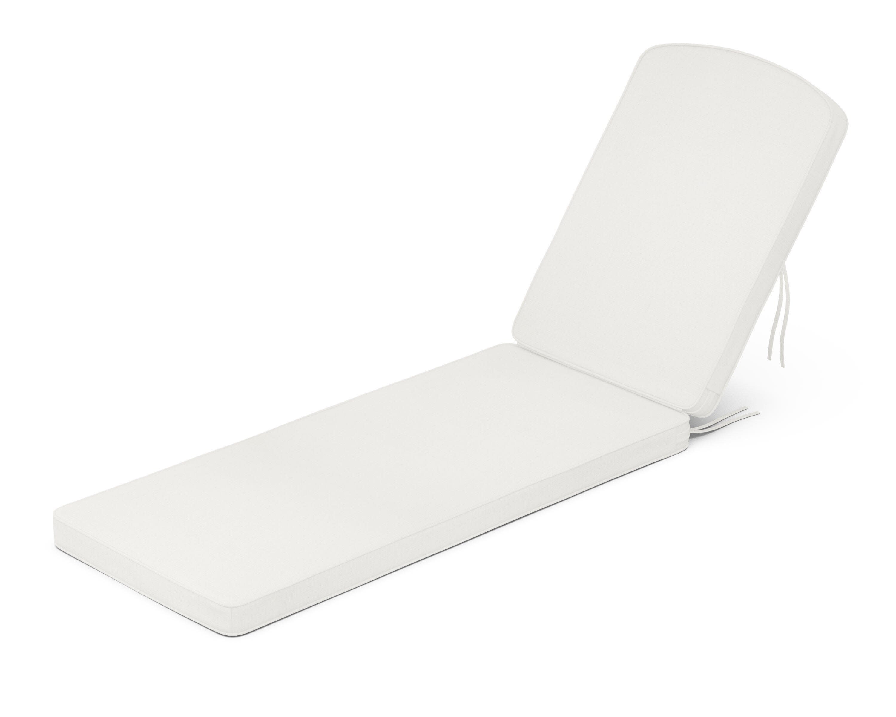 Chinoiserie Chaise Cushion in Natural Linen