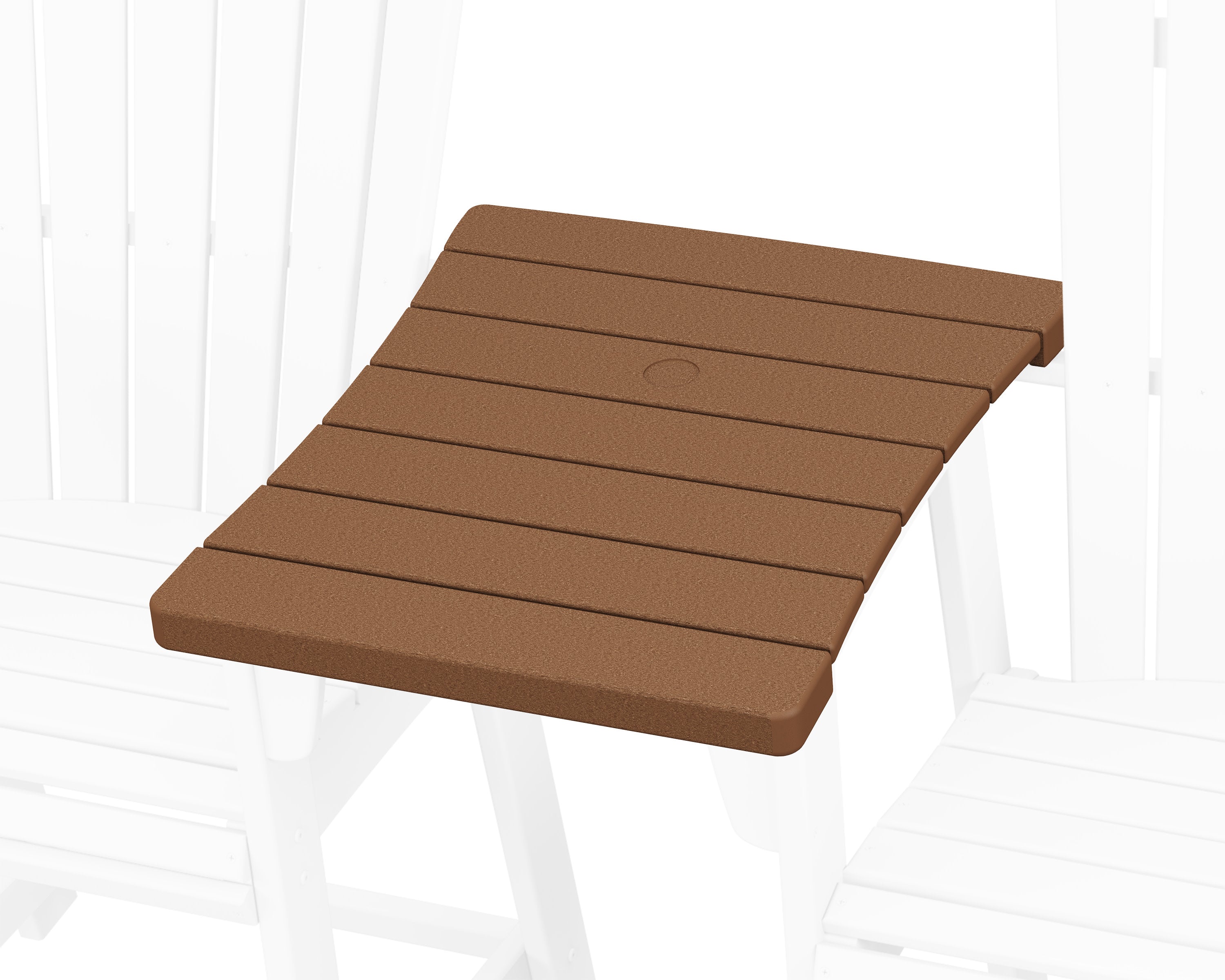 600 Series Straight Adirondack Dining Connecting Table in Teak
