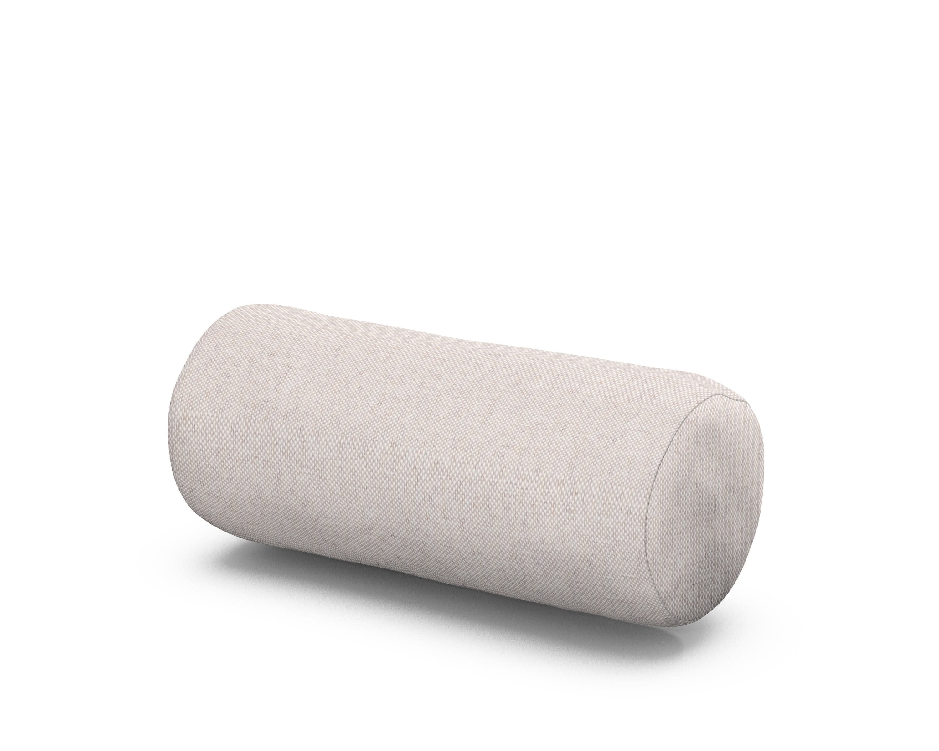 Outdoor Bolster Pillow in Dune Burlap
