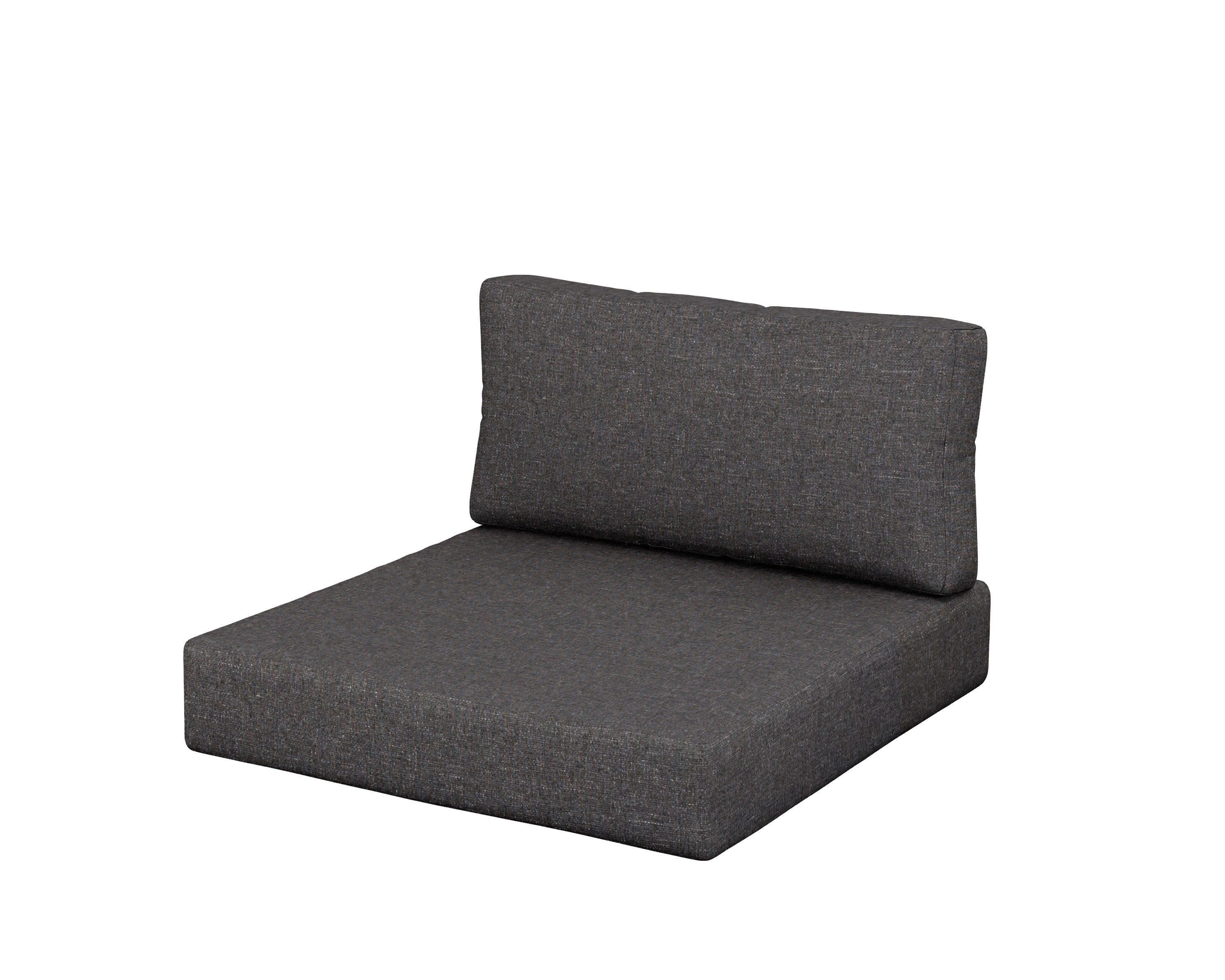 Acadia Back/Seat Cushion Set in Ash Charcoal