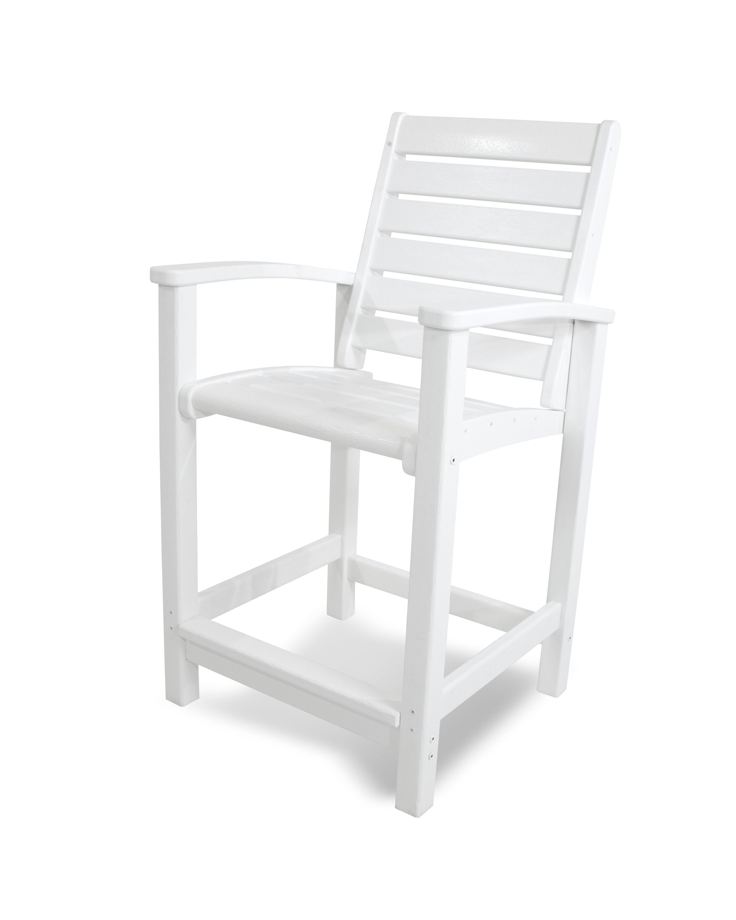 Signature Counter Chair in White