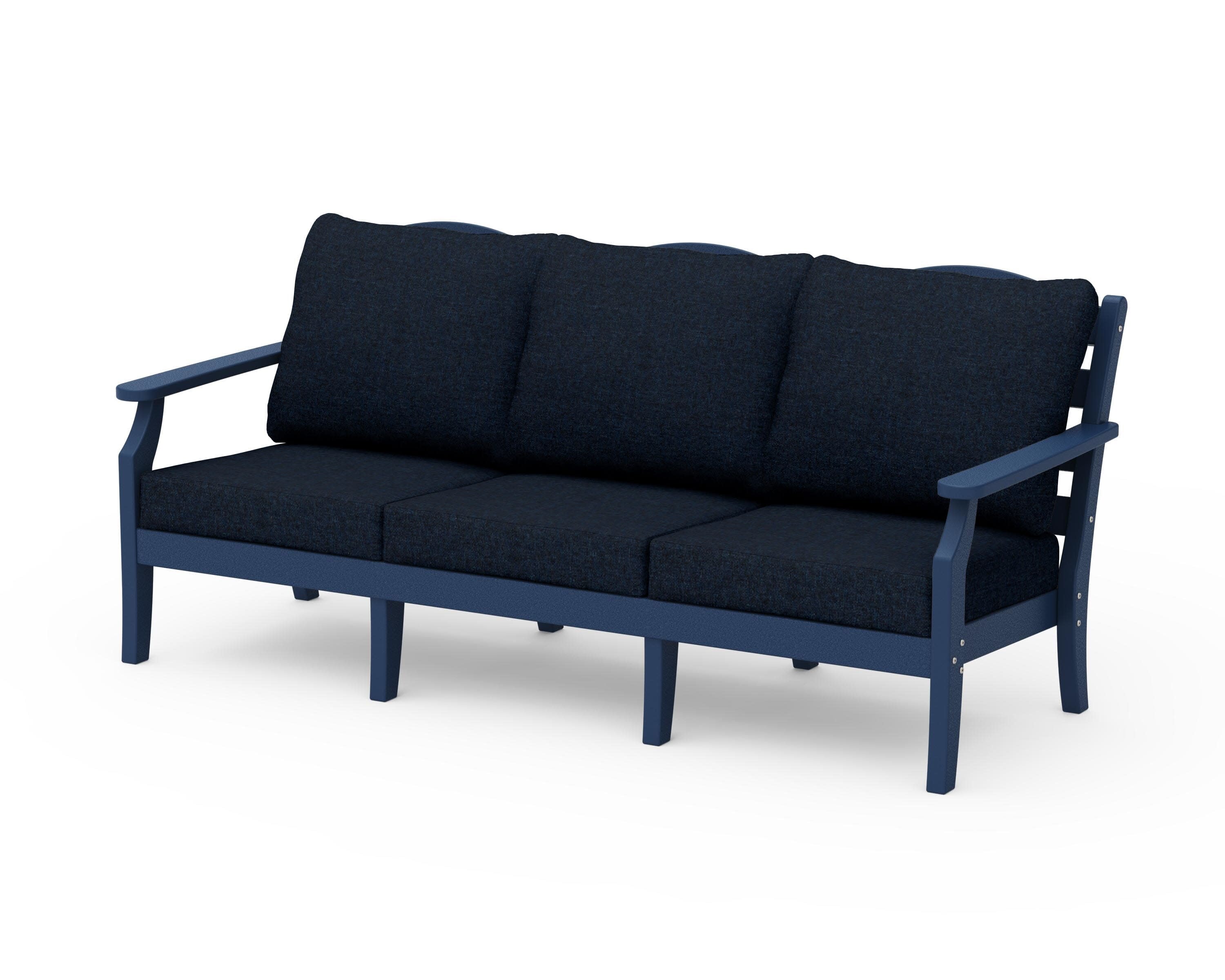 Savannah Deep Seating Sofa in Navy / Marine Indigo