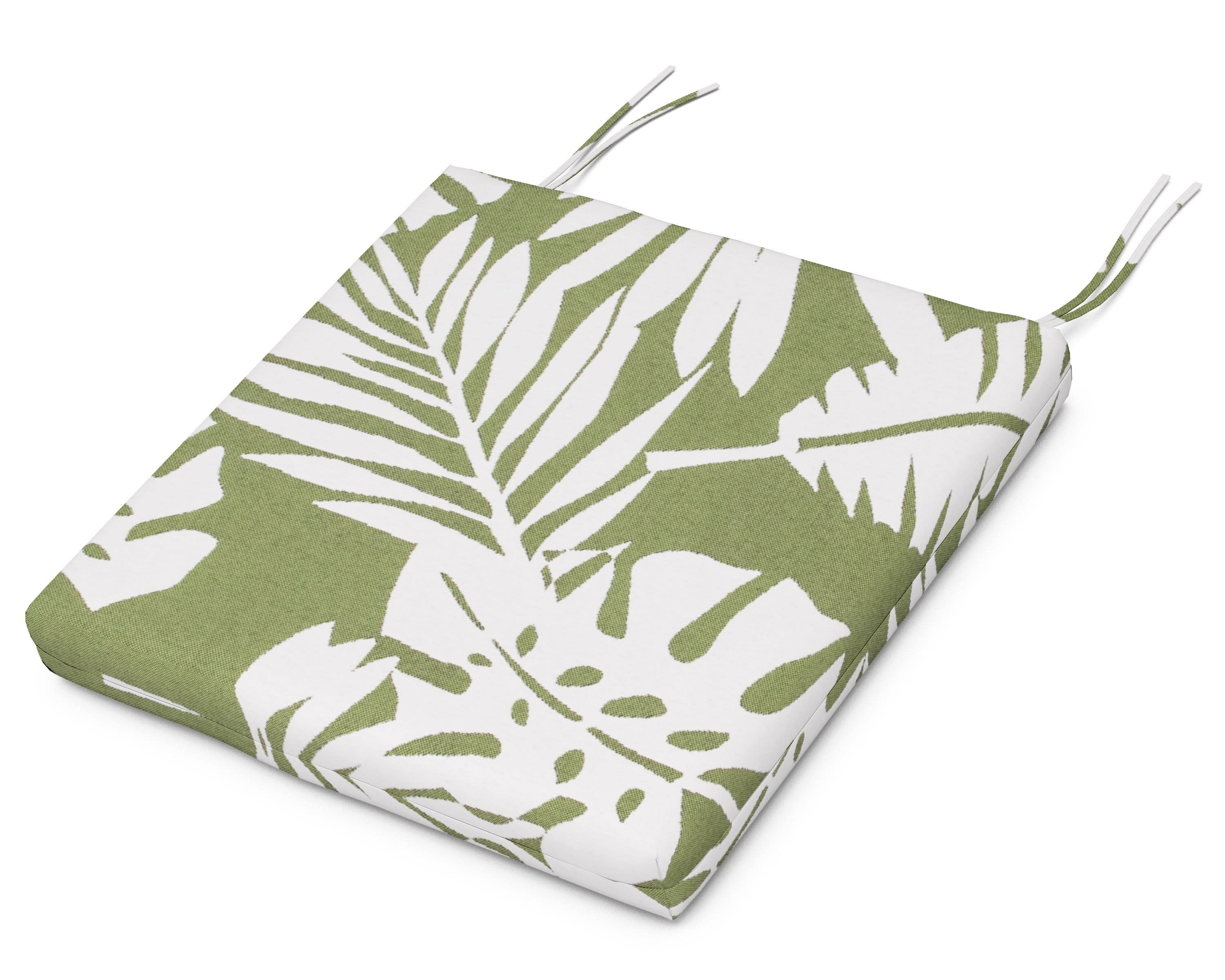 Standard Seat Cushion 17"D x 18.5"W x 2.5"H in Leaf Chive