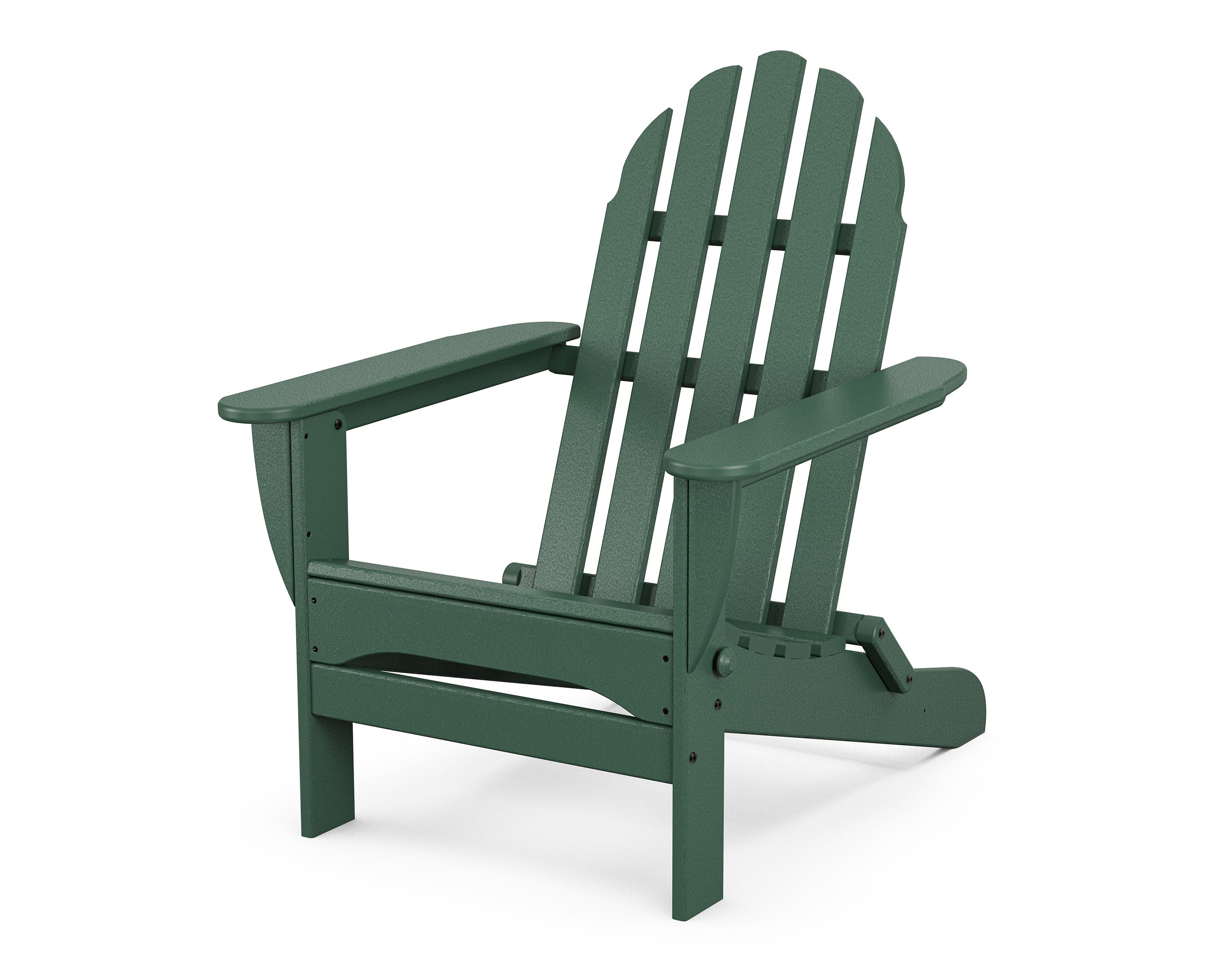 Classic Folding Adirondack Chair in Green
