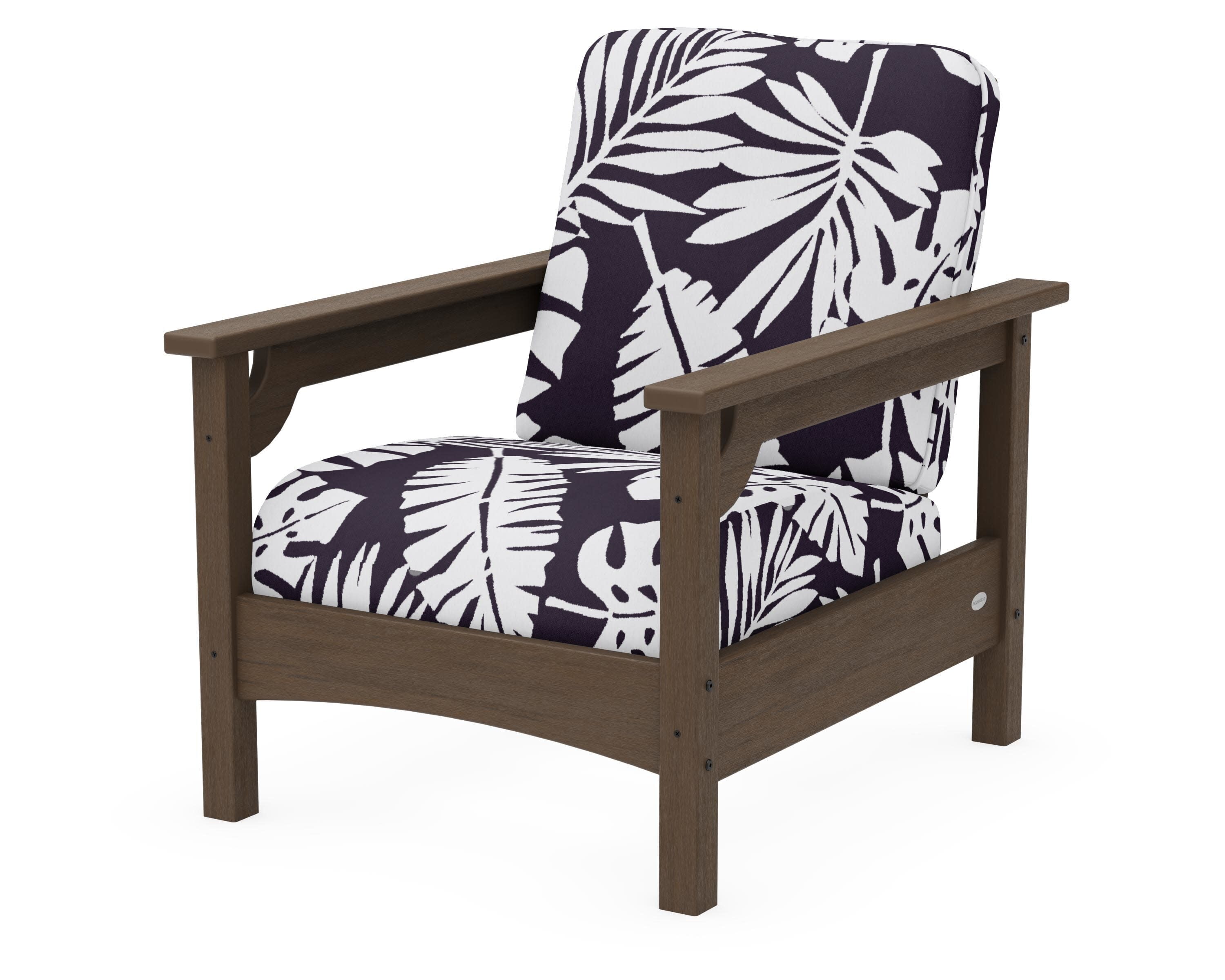 Club Chair in Kona / Leaf Navy