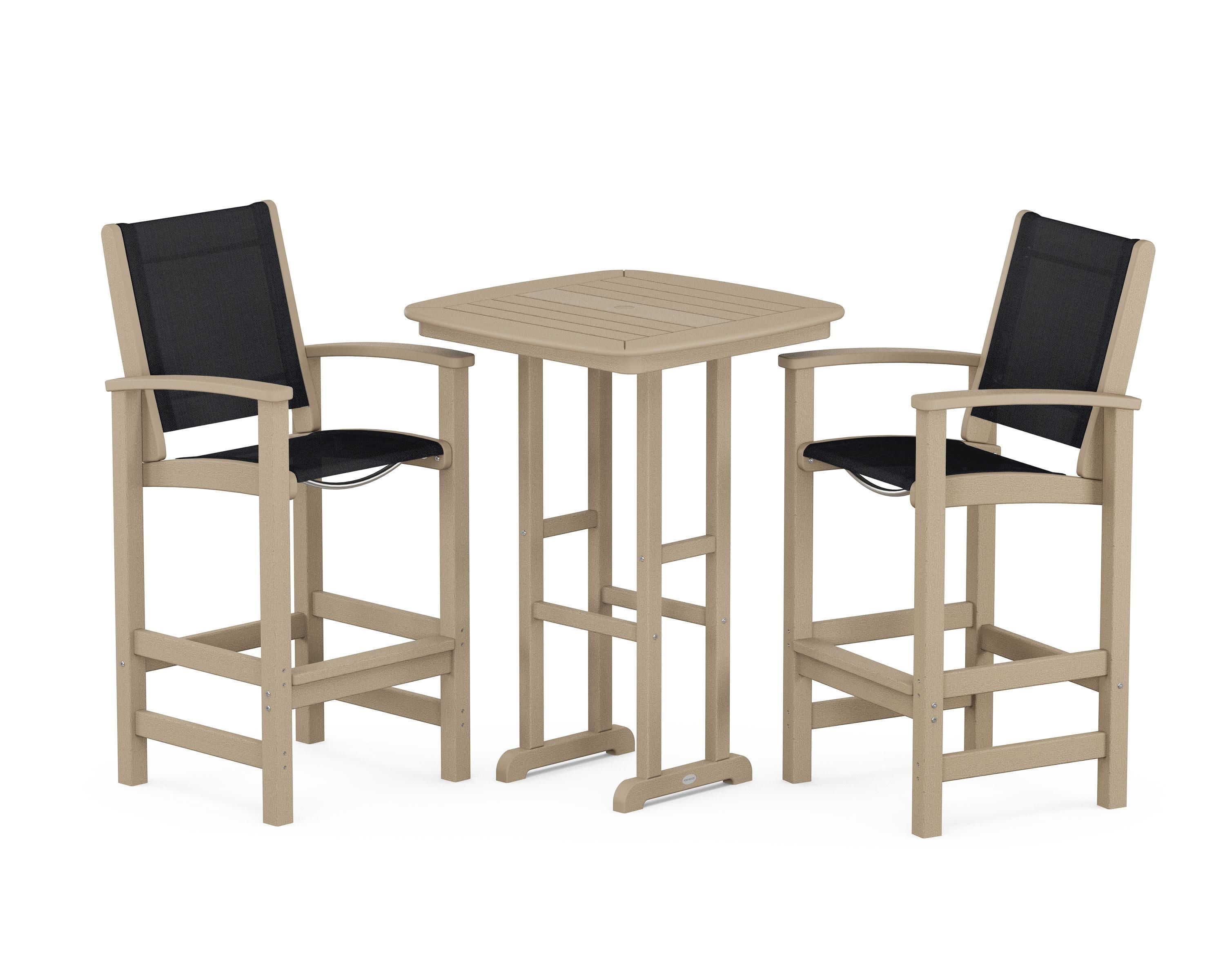 Coastal 3-Piece Bar Set in Vintage Sahara / Black Sling