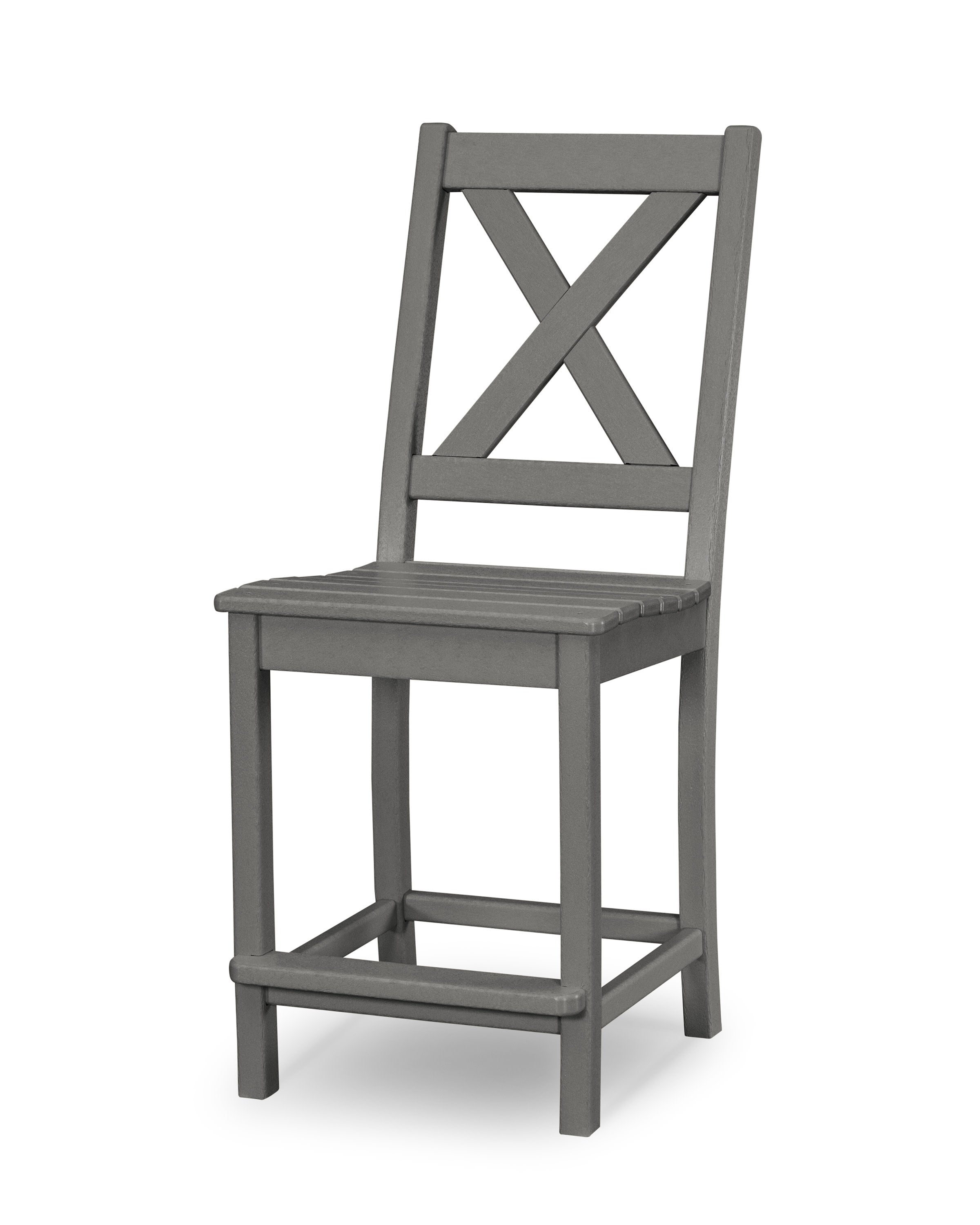 Braxton Counter Side Chair in Slate Grey
