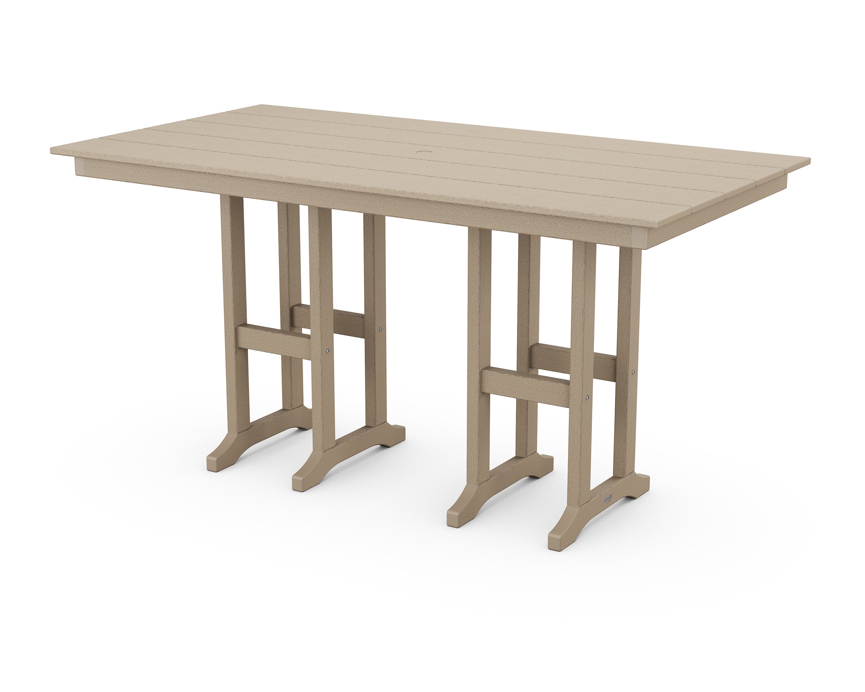 Farmhouse 37" x 72" Counter Table in Vintage Sahara